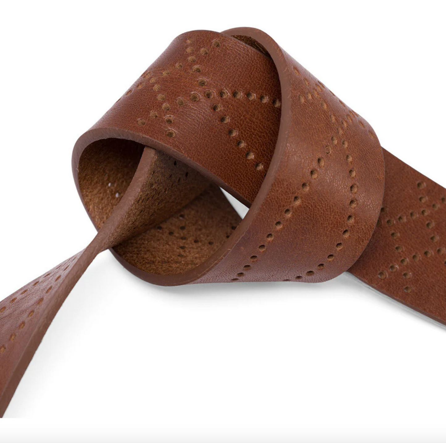 Jeans bælte - Missouri cognac