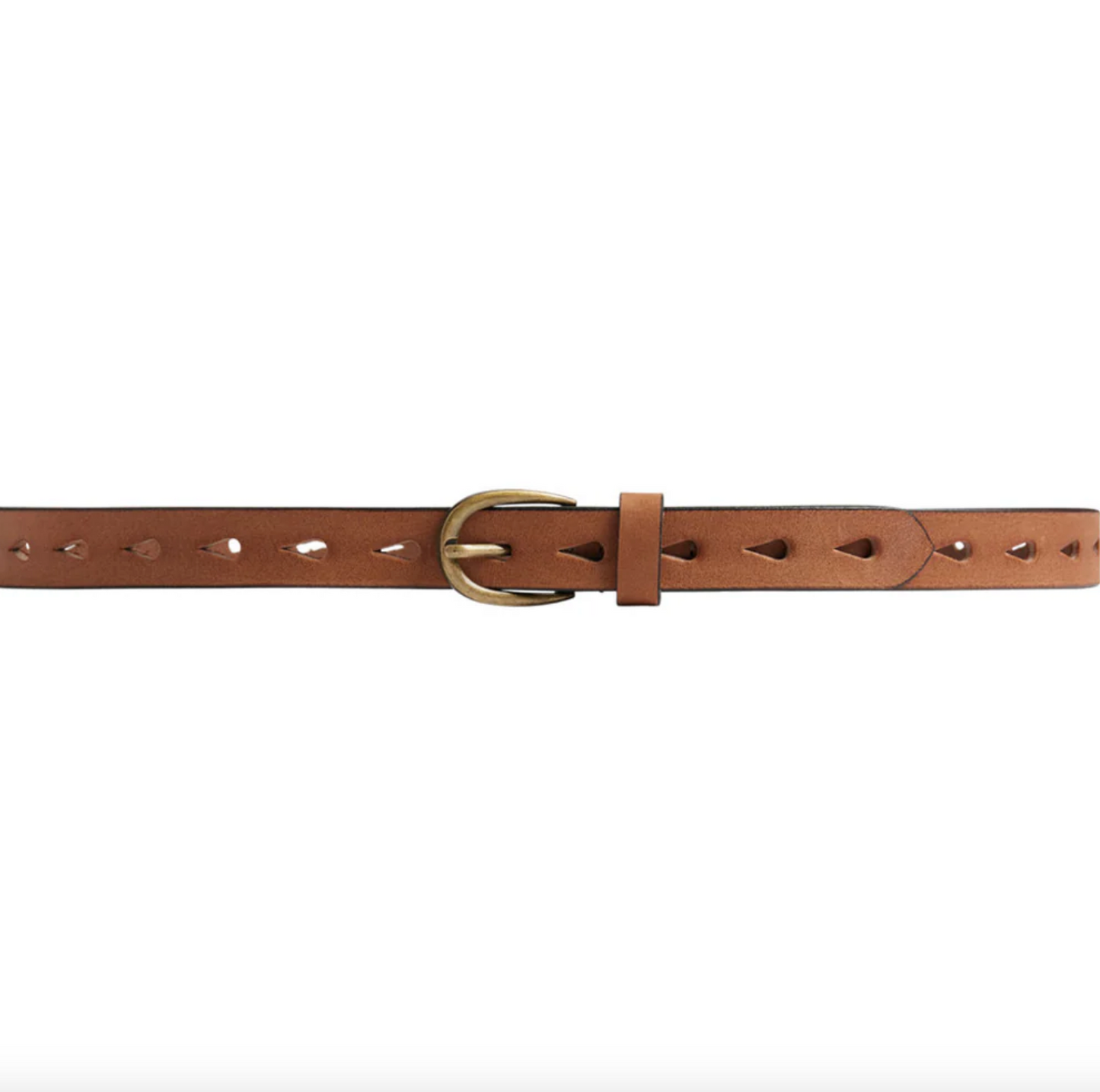 Jeans bælte - Cognac
