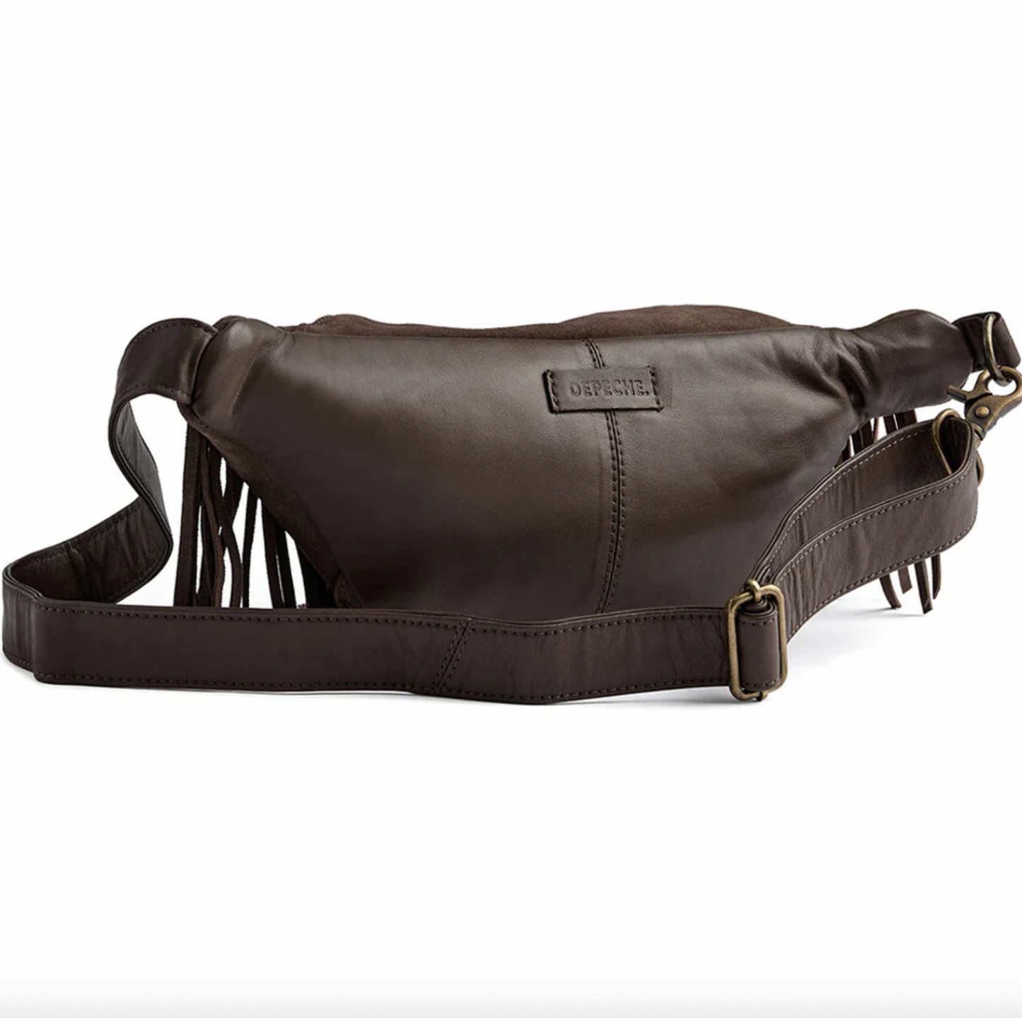 Bumbag med frynser - Deer brown