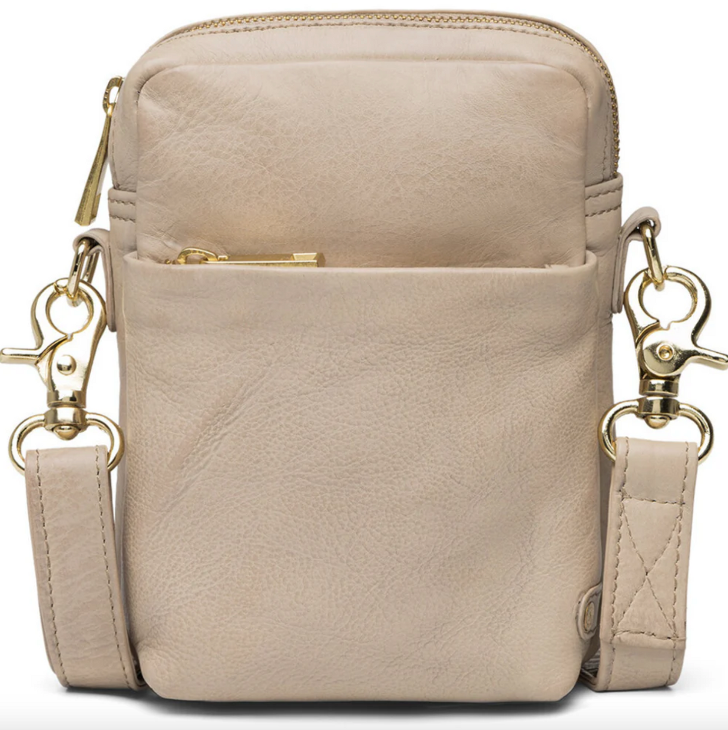 Mobiltaske Liva - Sand / Gold