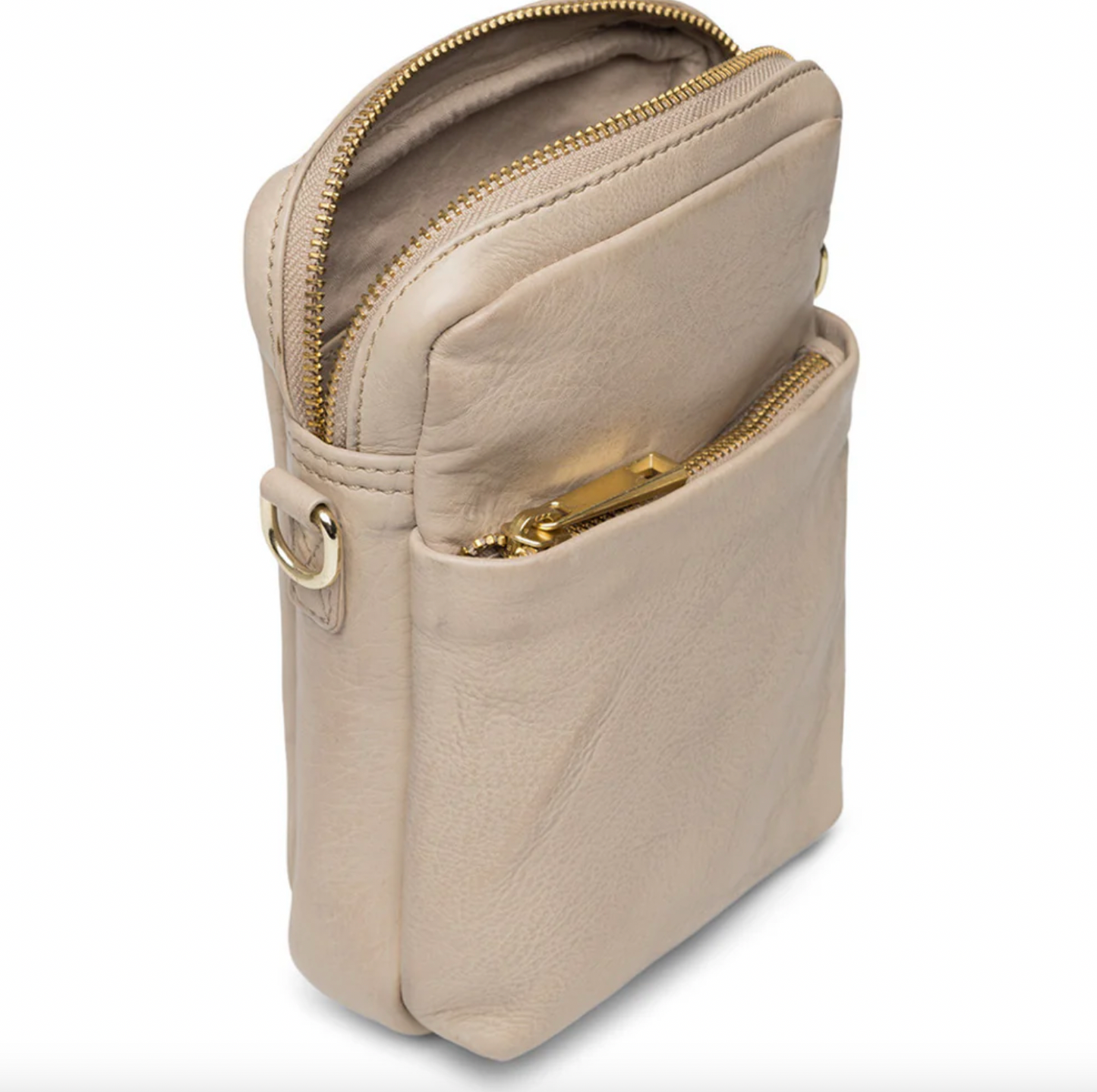 Mobiltaske Liva - Sand / Gold
