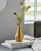 Vase - Gylden Aluminium