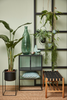 Opsats med potte - Cube black