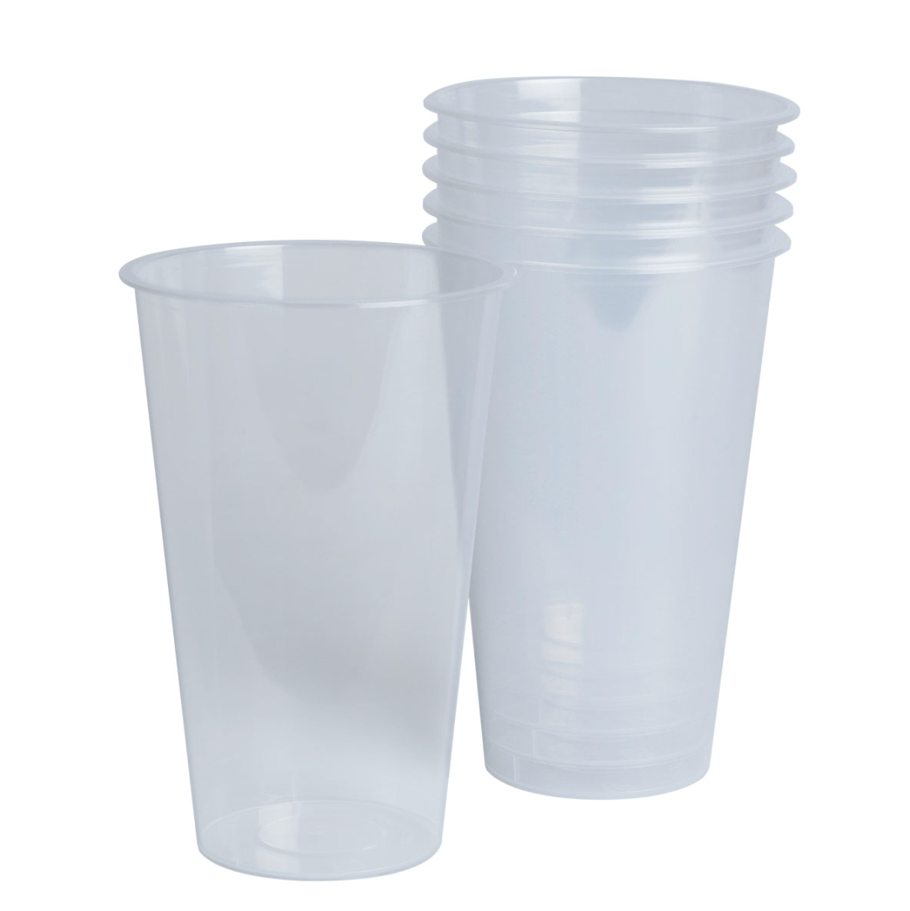 Genanvendelige ølglas 50 cl - 6stk.