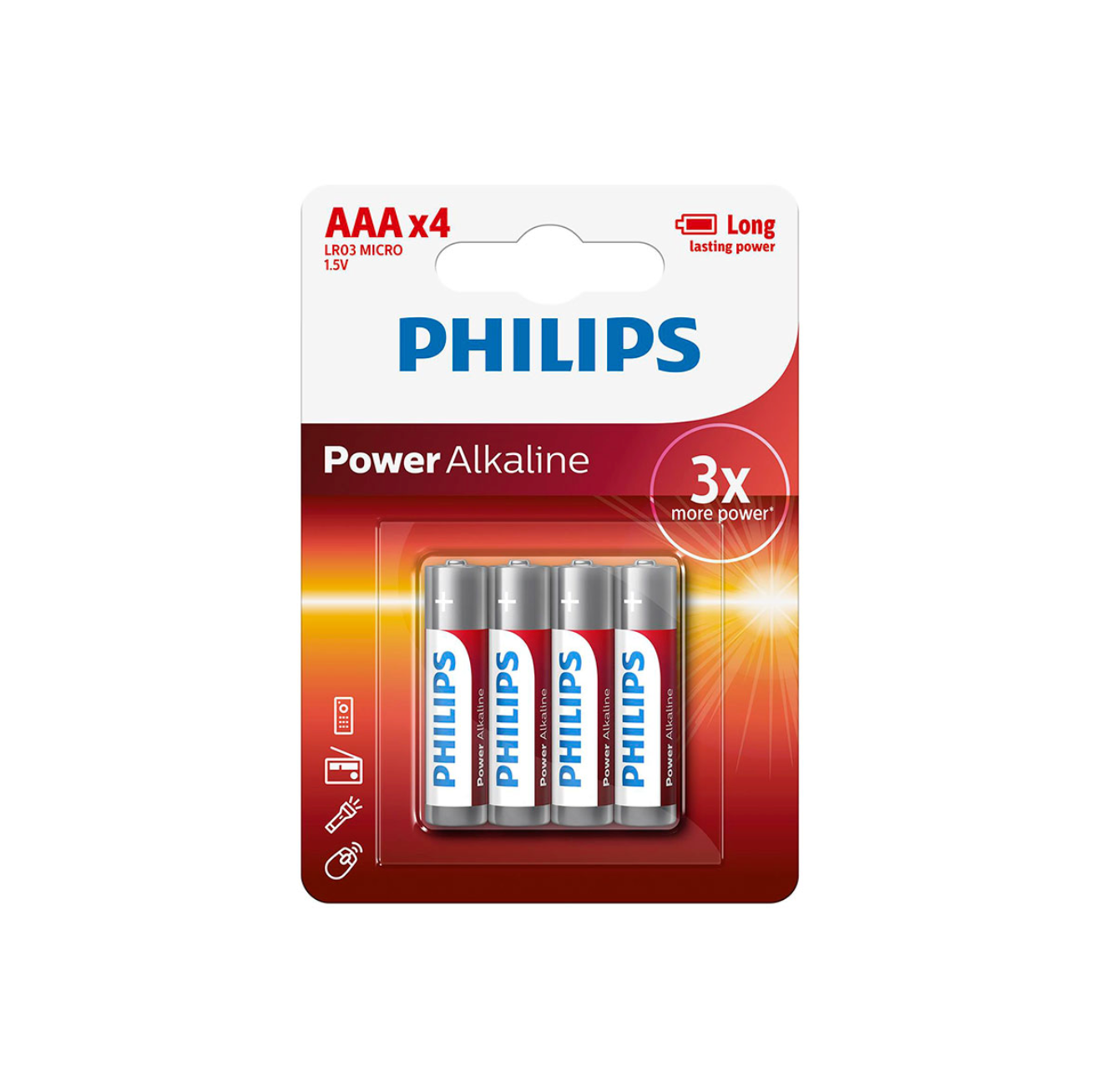Batterier Philips - AA Apakke med 4 stk.