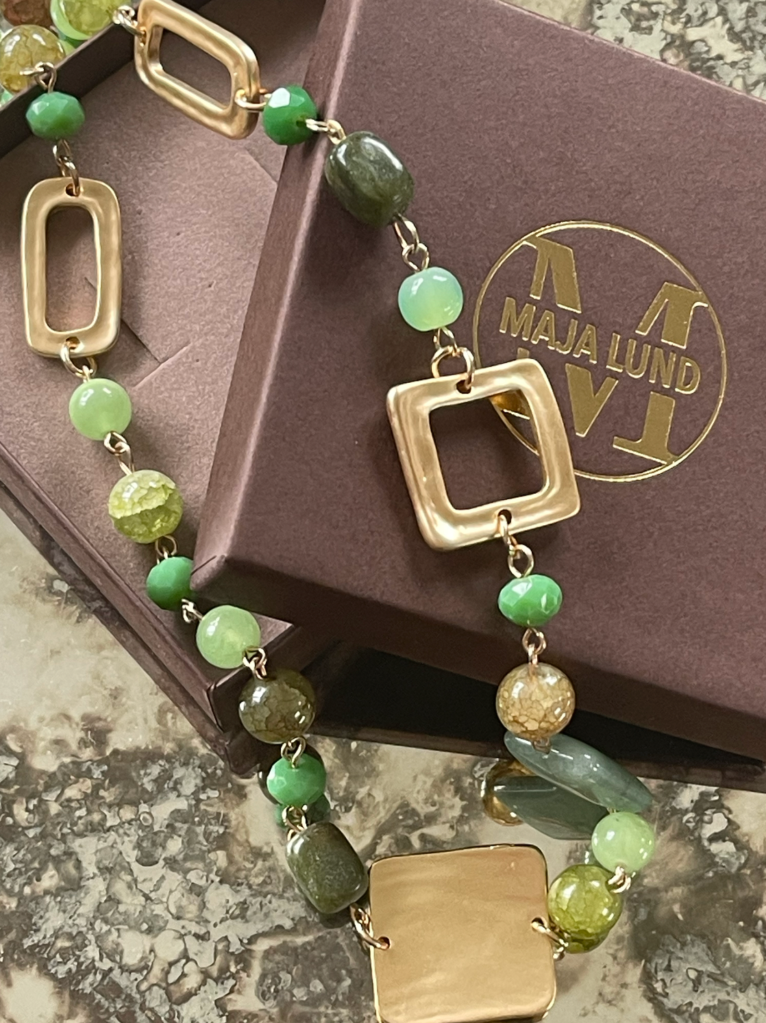 Halskæde Juliette Emerald