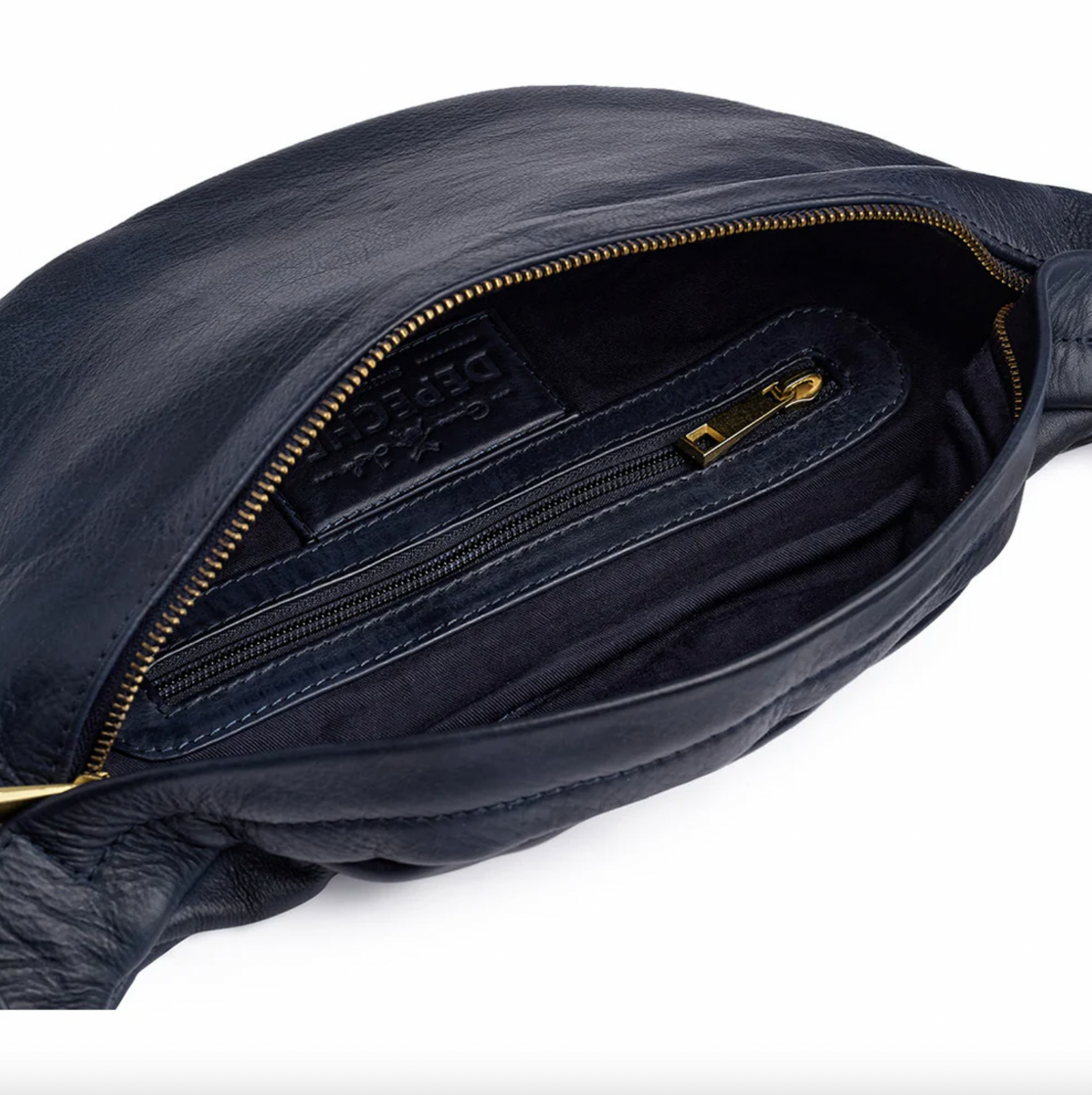 Cool Buffy Bumbag i smørblødt læder - Midnight Blue