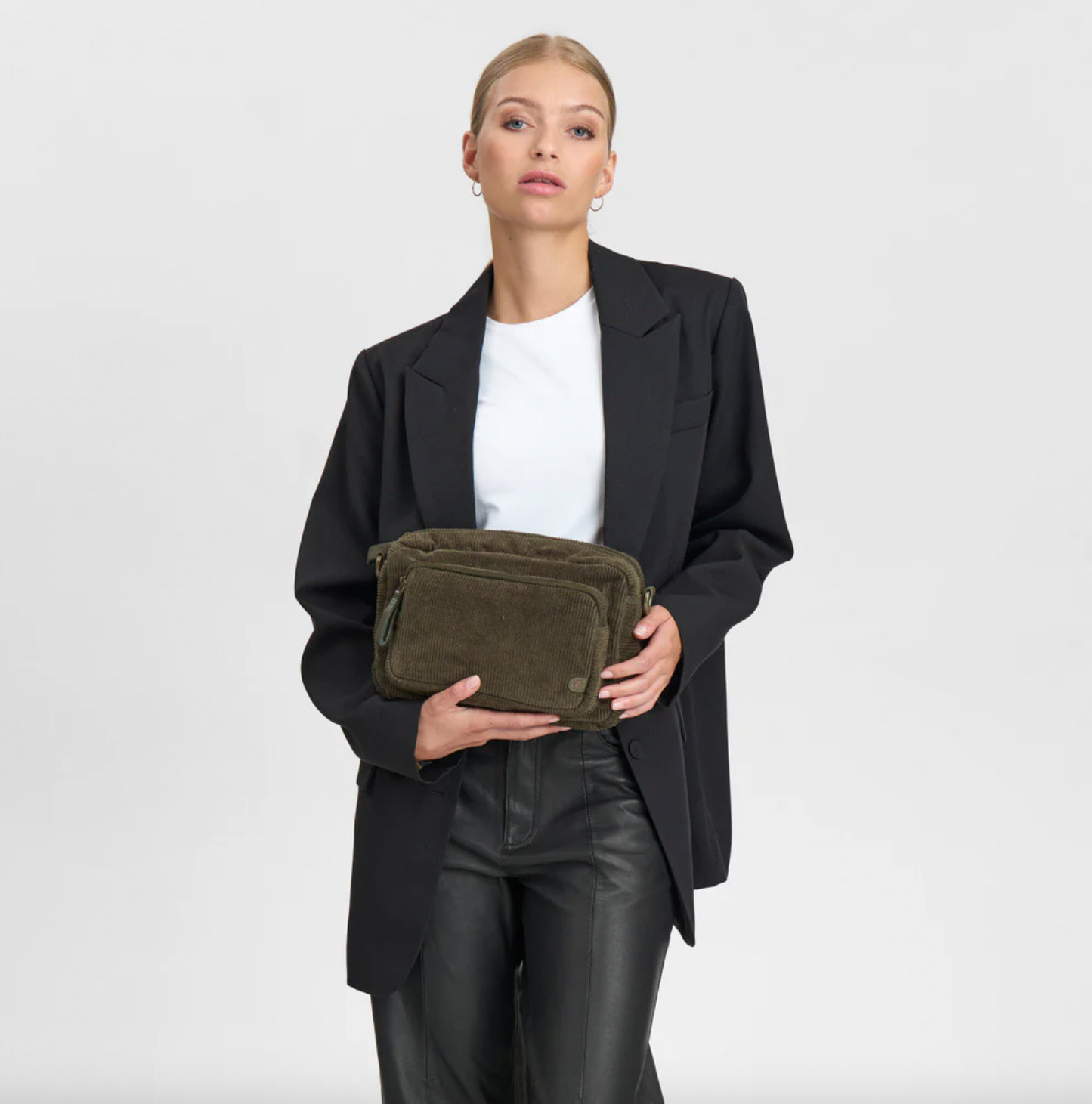 Crossbody Army fløjl