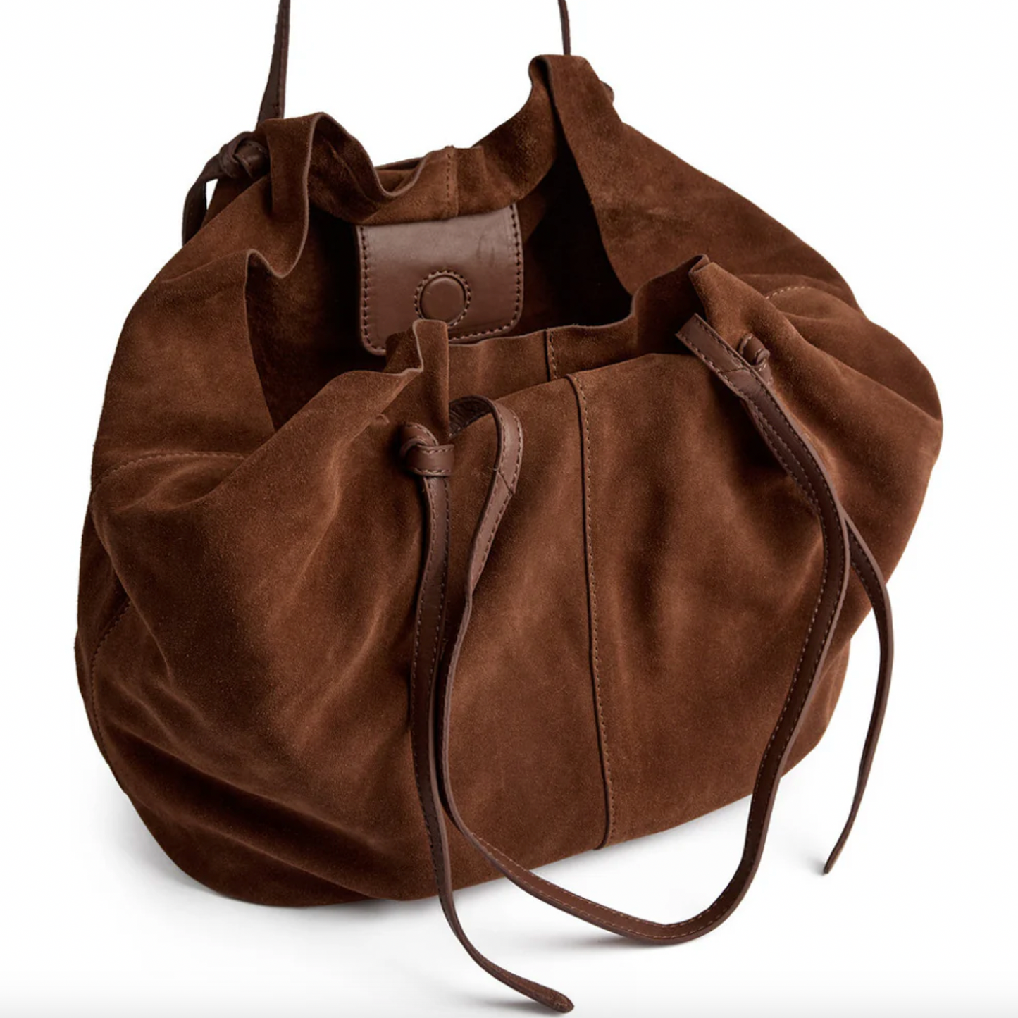 Smuk ruskindsshopper - Cognac