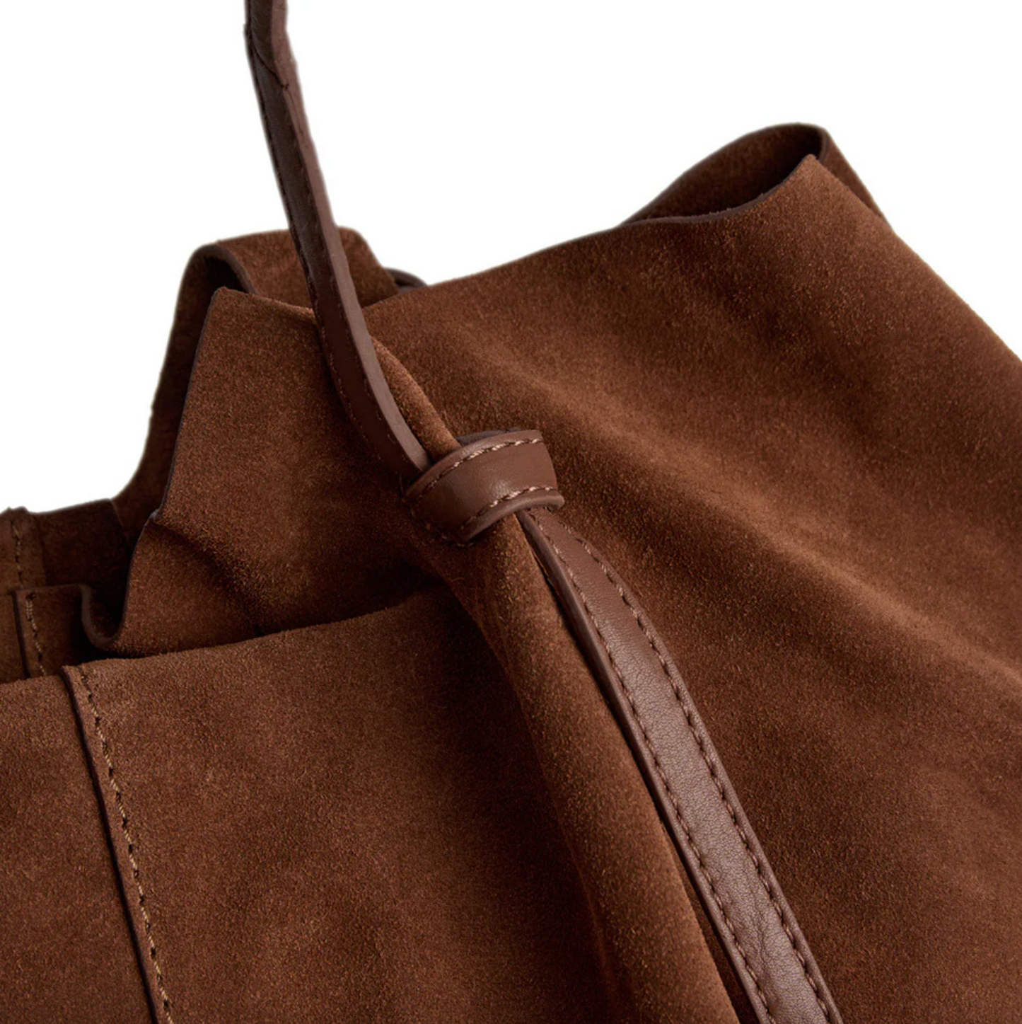 Smuk ruskindsshopper - Cognac