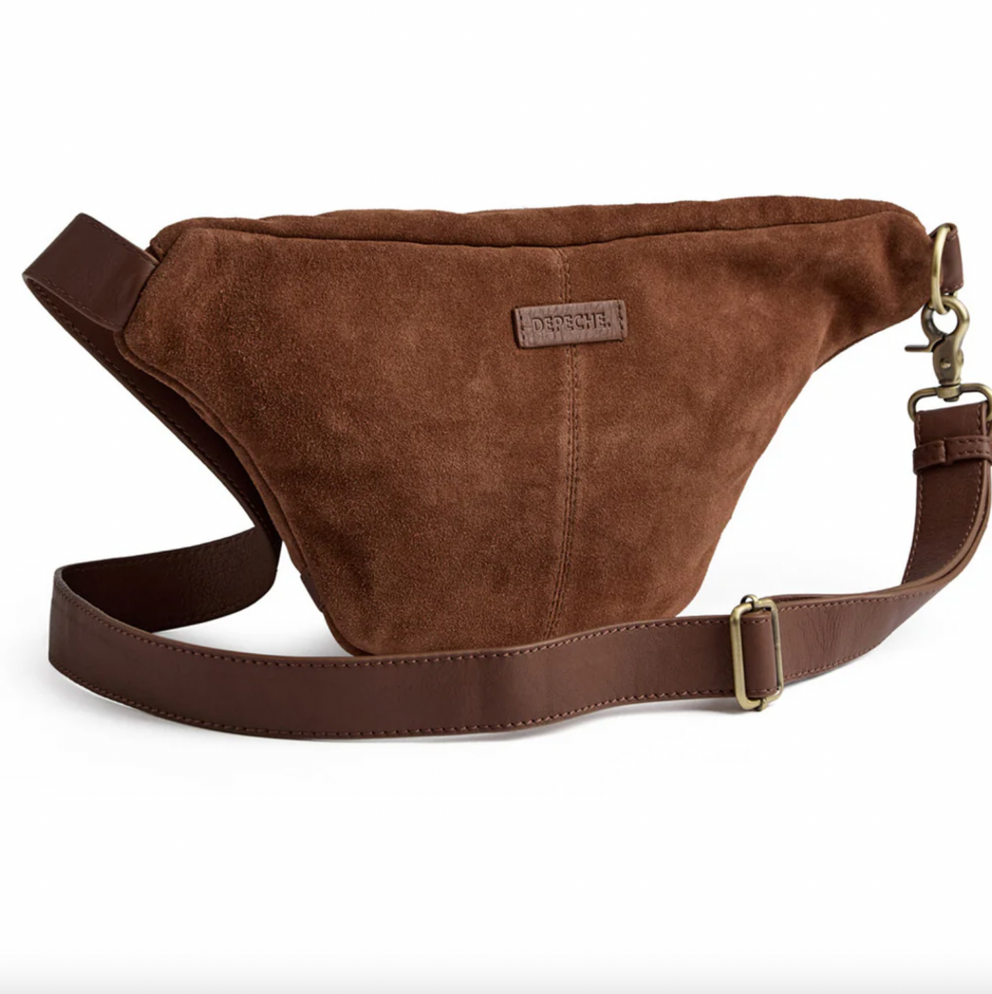 Smuk ruskindsbumbag - Cognac