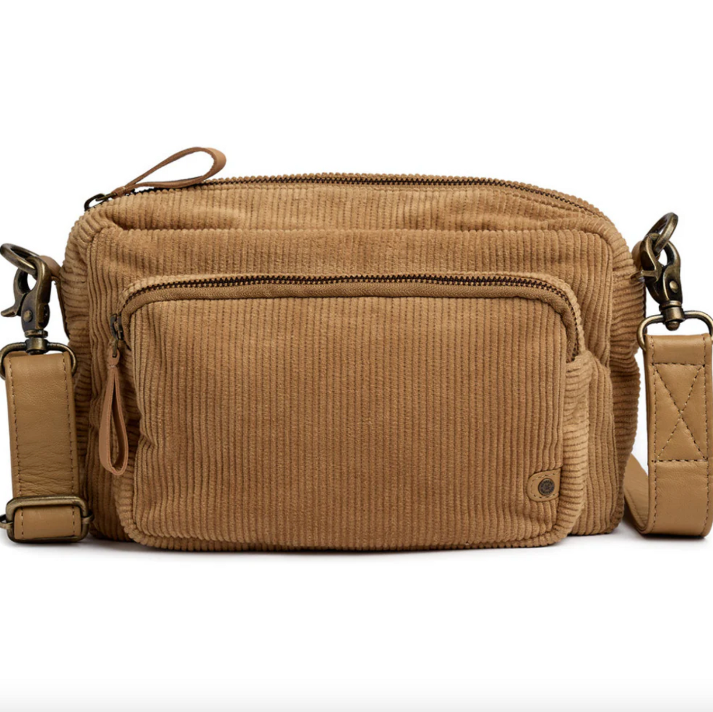 Crossbody Tan fløjl