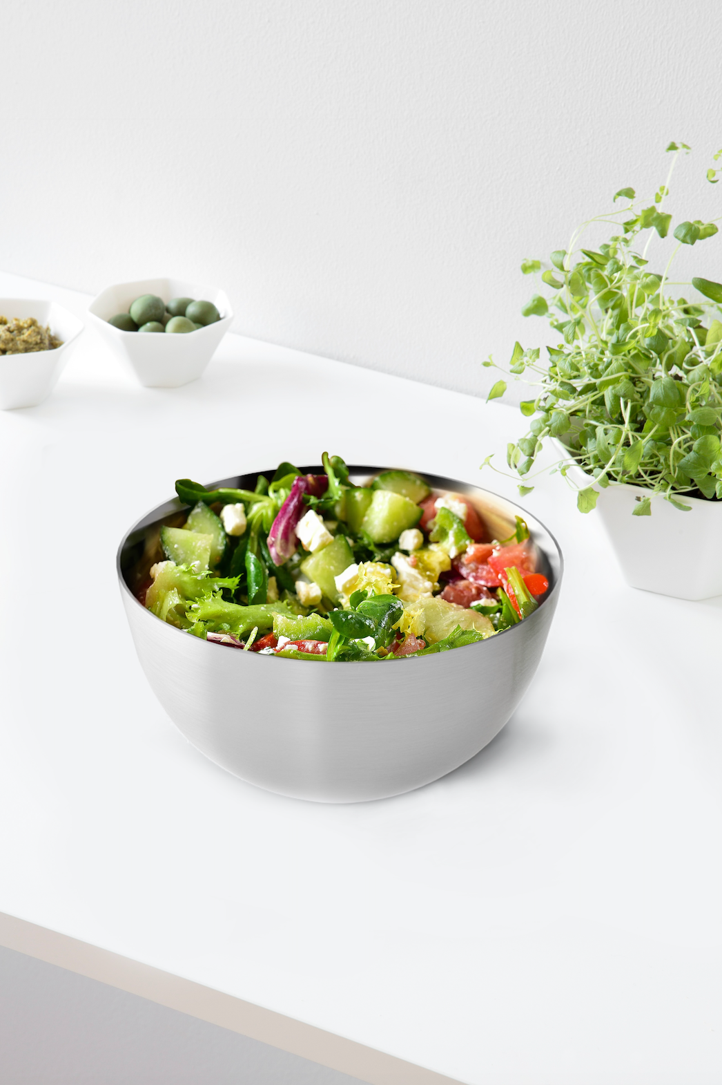 Salatskål - Rustfrit stål