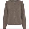 Cardigan Cashmere - Brown Melange