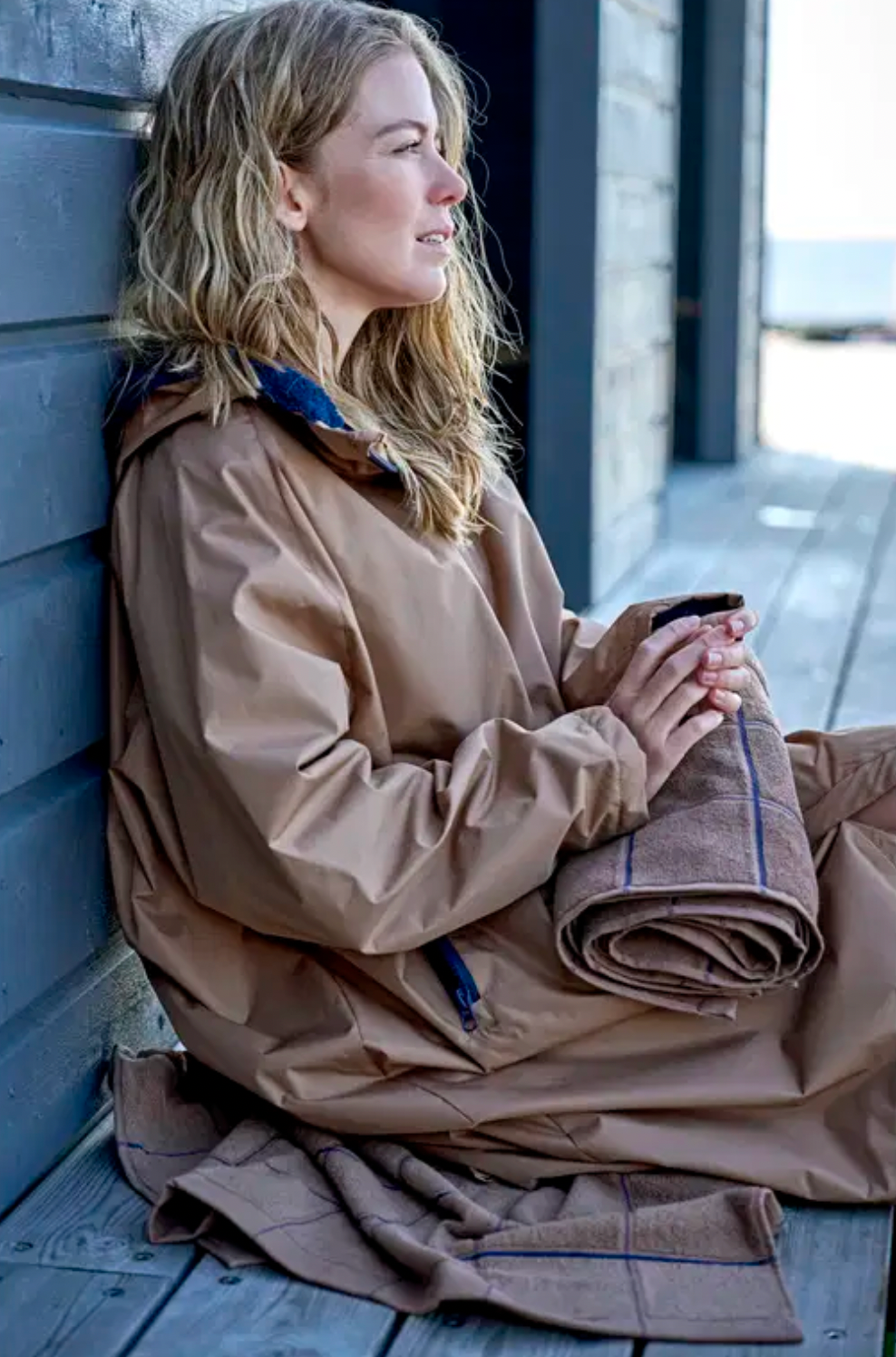 Södahl North Vinterbadekåbe -  Warm Taupe