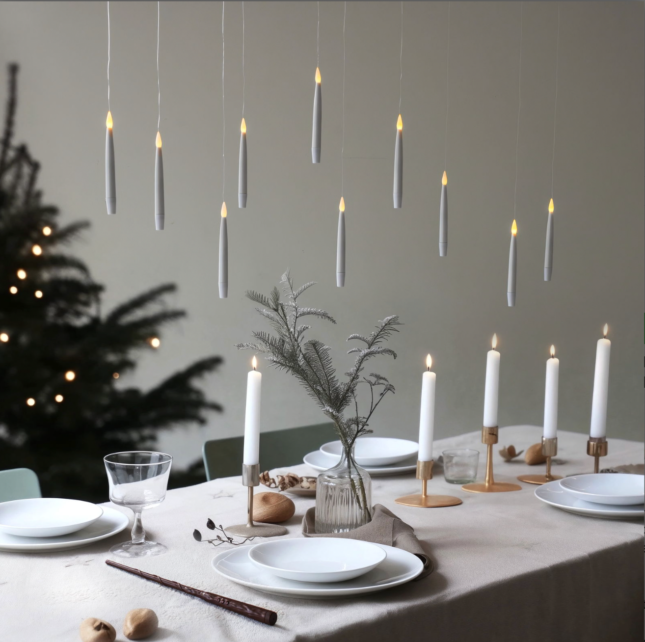 Svævende LED lys - 10 pak