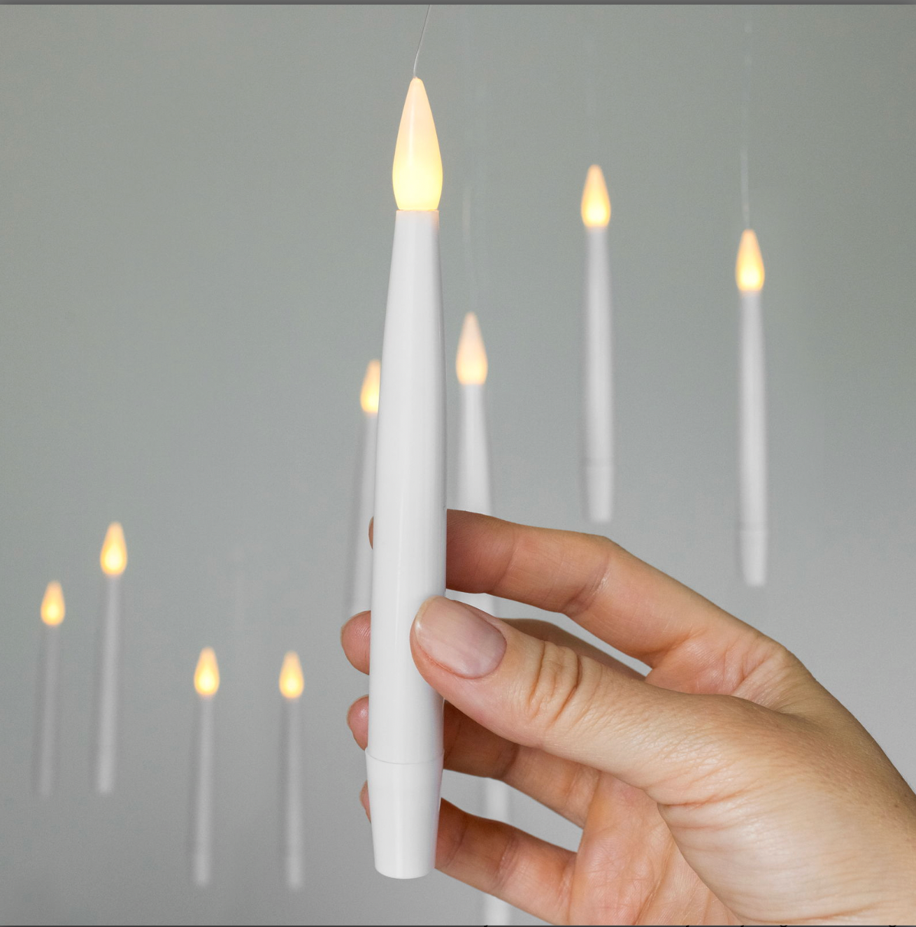 Svævende LED lys - 10 pak