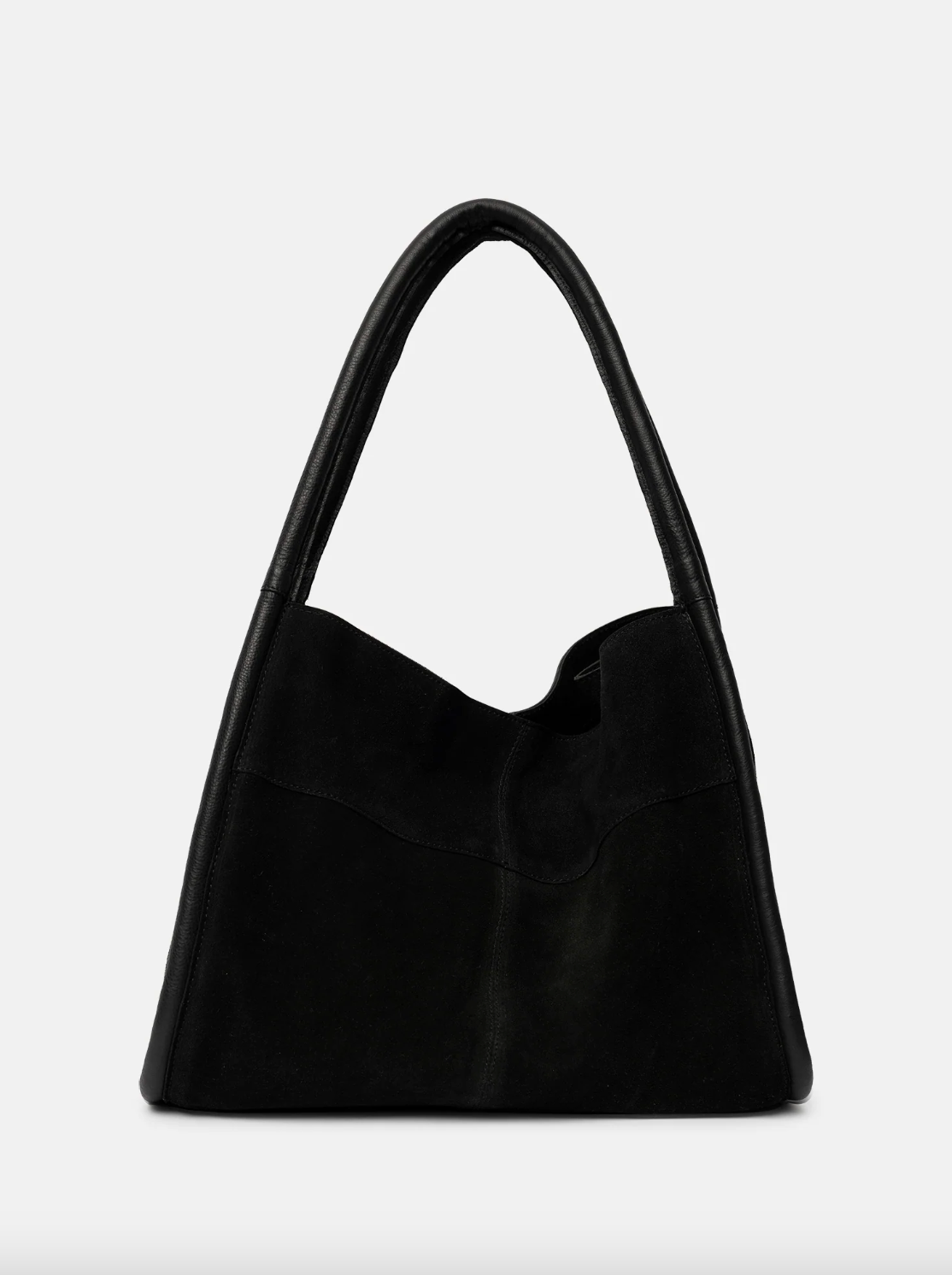 Shopper i sort ruskind