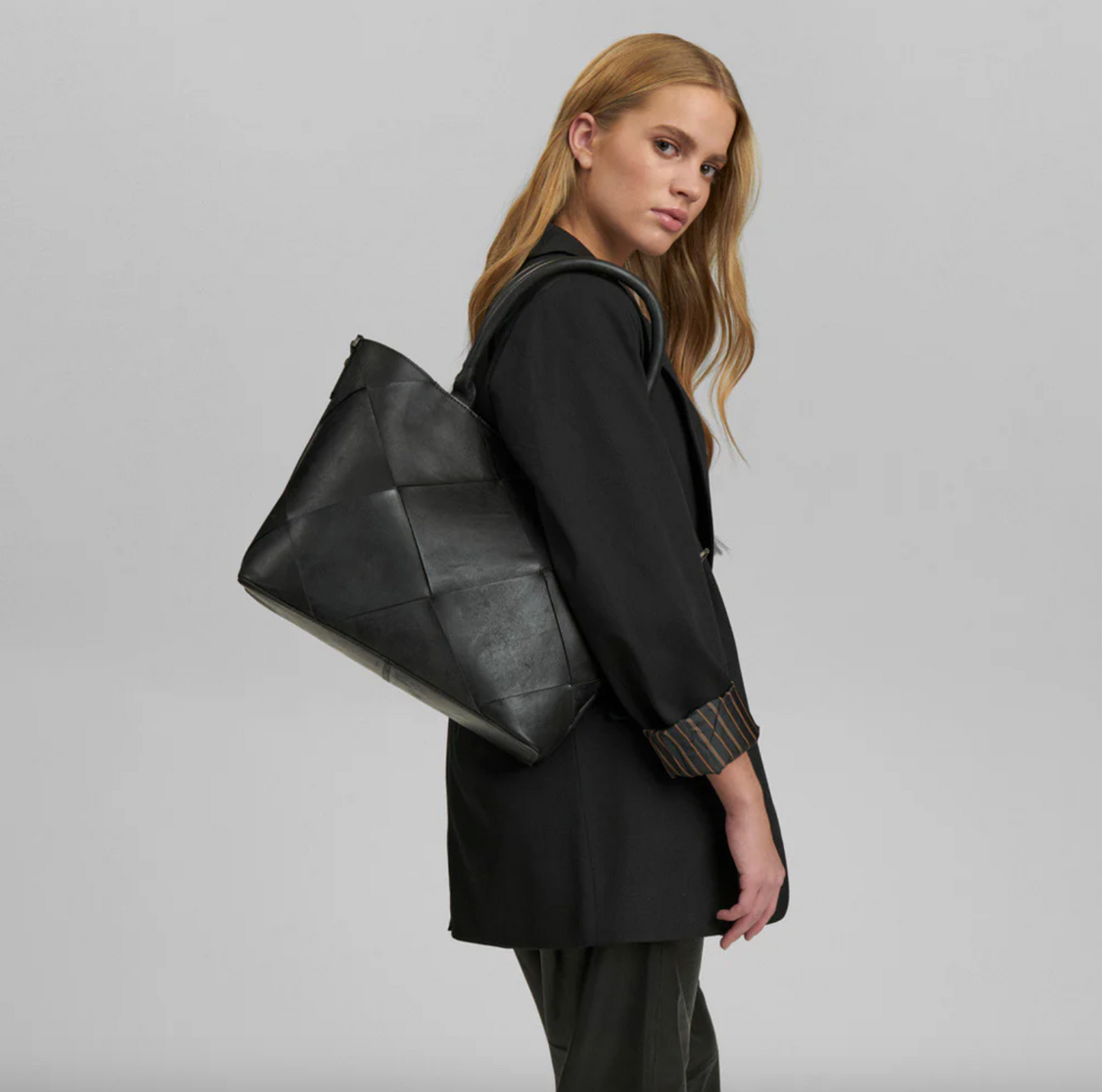 Shopper black delux