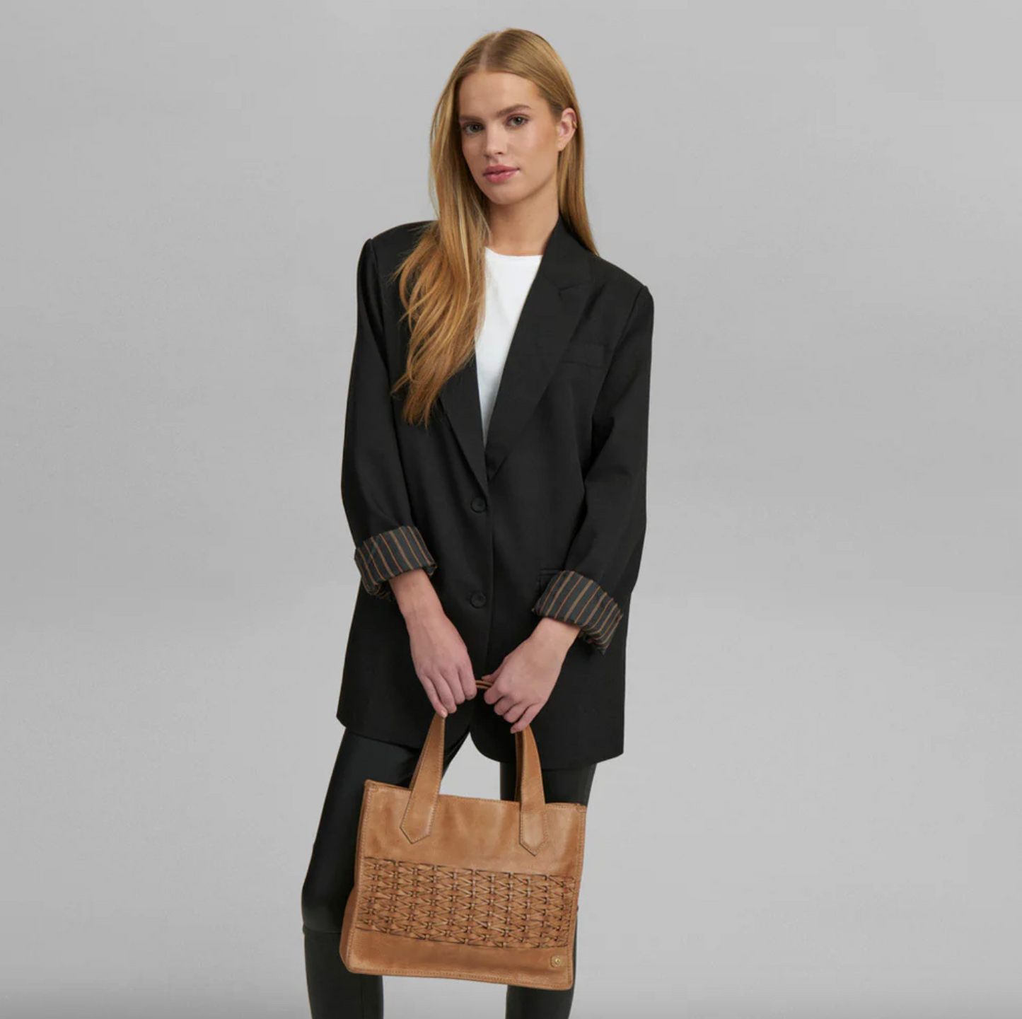 Elegant håndtaske - Camel
