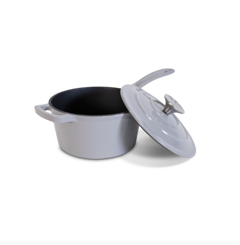 Emaljeret støbejern kasserolle Ø19cm