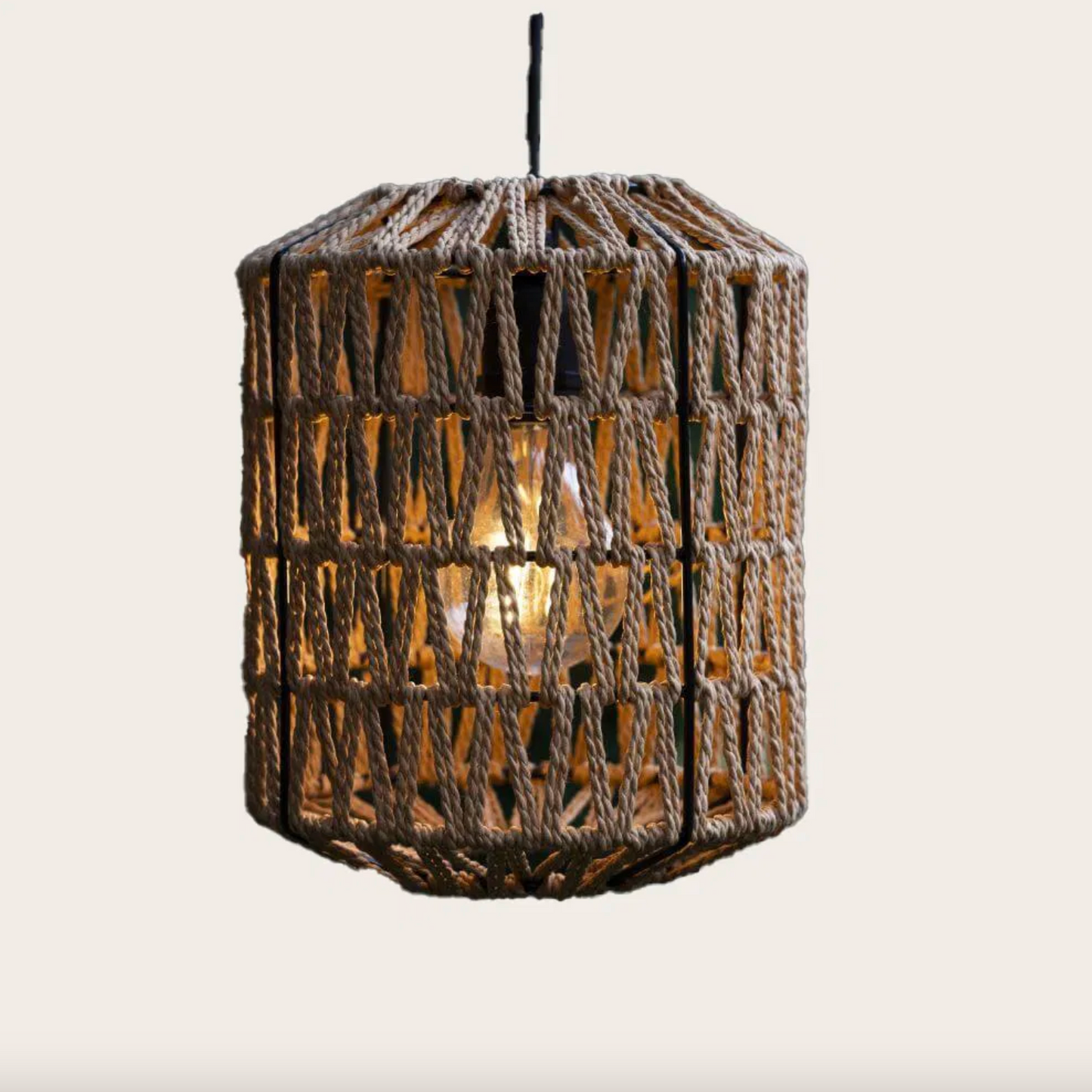 LED lampe til batterier m. Timerfunktion