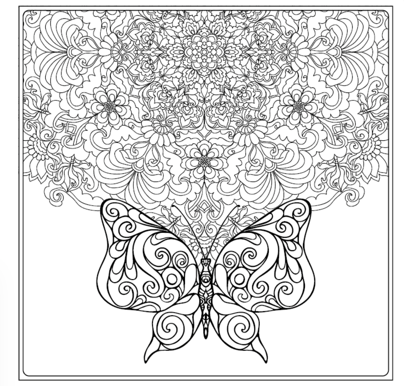 Malebog for voksne - MIX