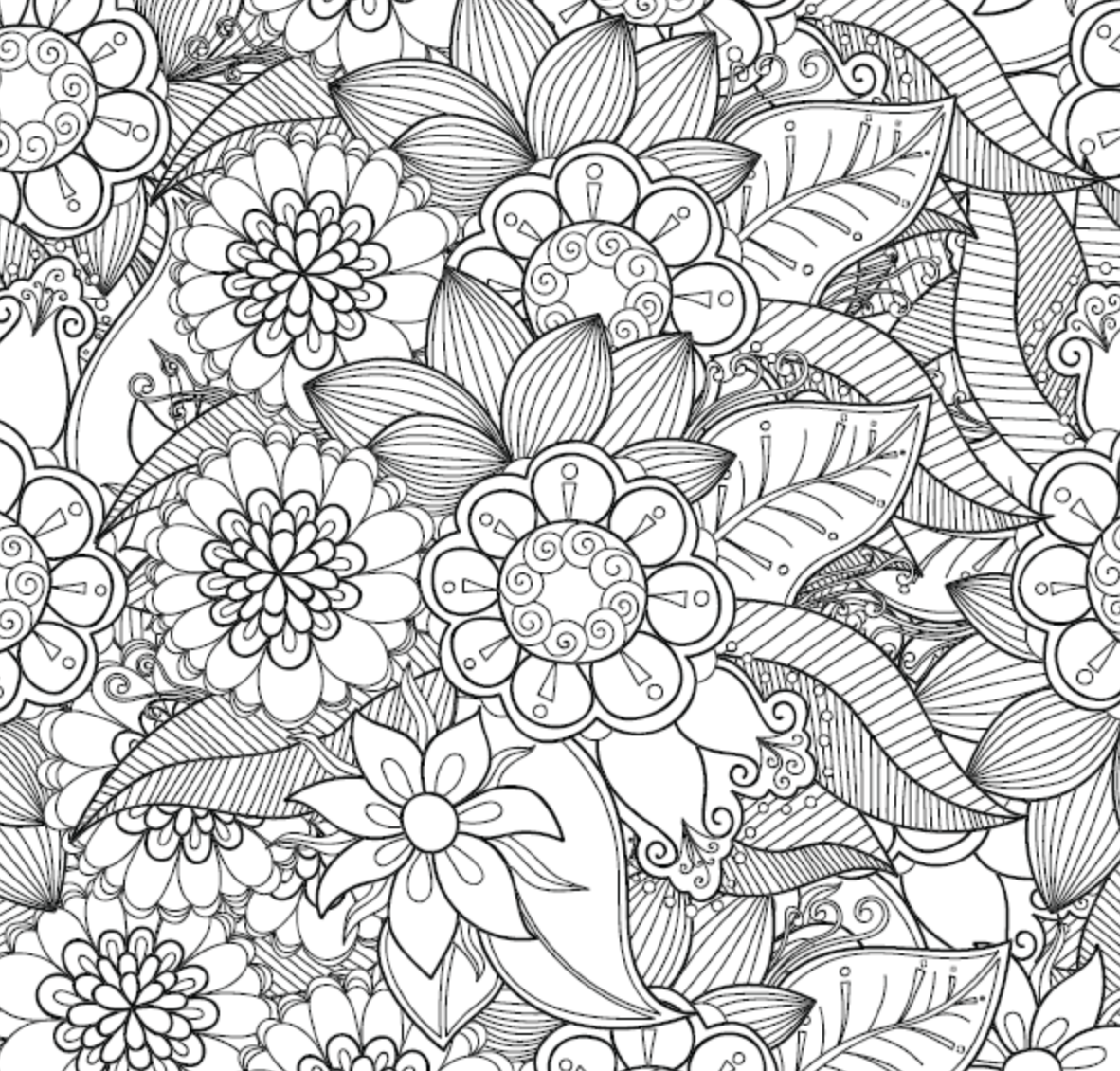 Malebog for voksne - MIX