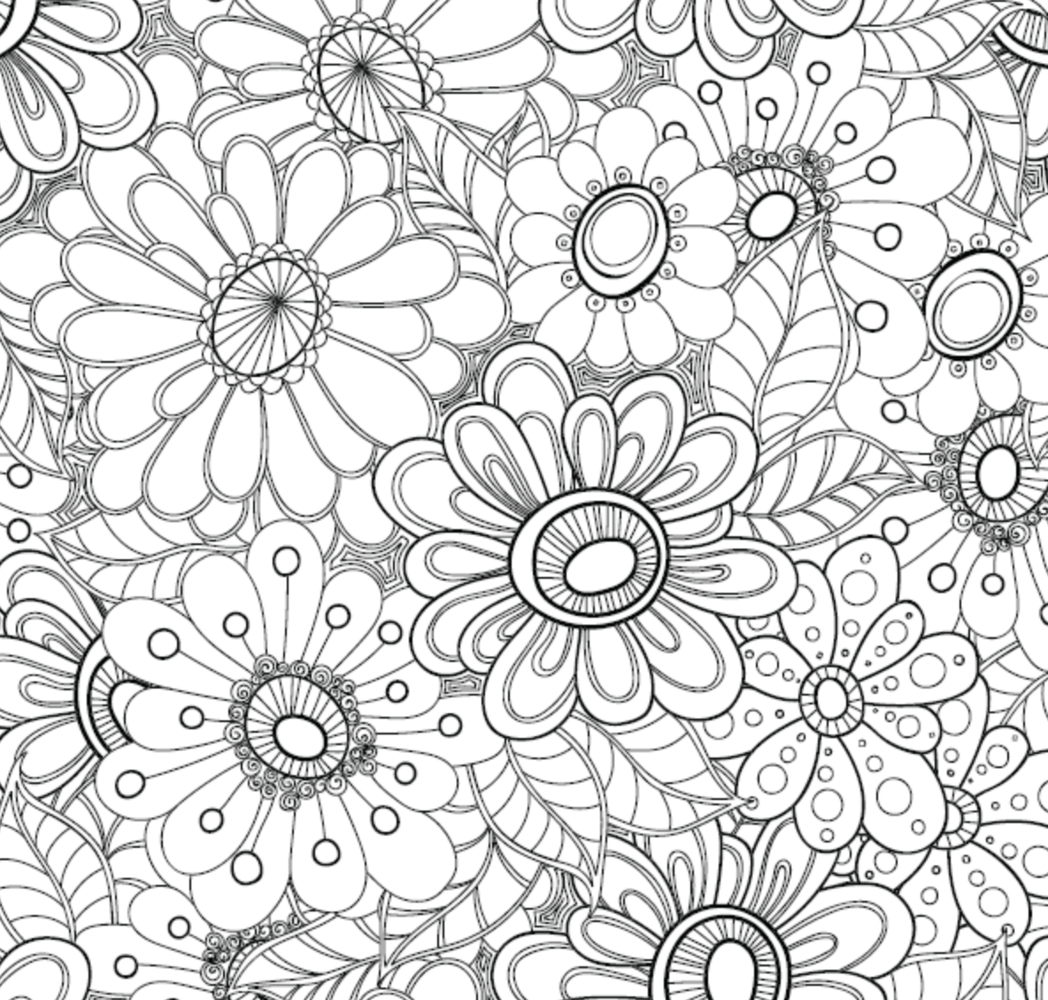 Malebog for voksne - MIX