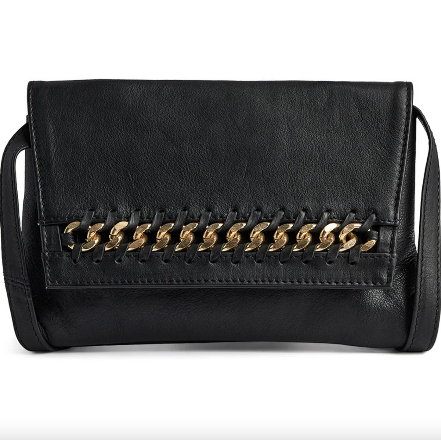 Clutch med guldkæde - Small