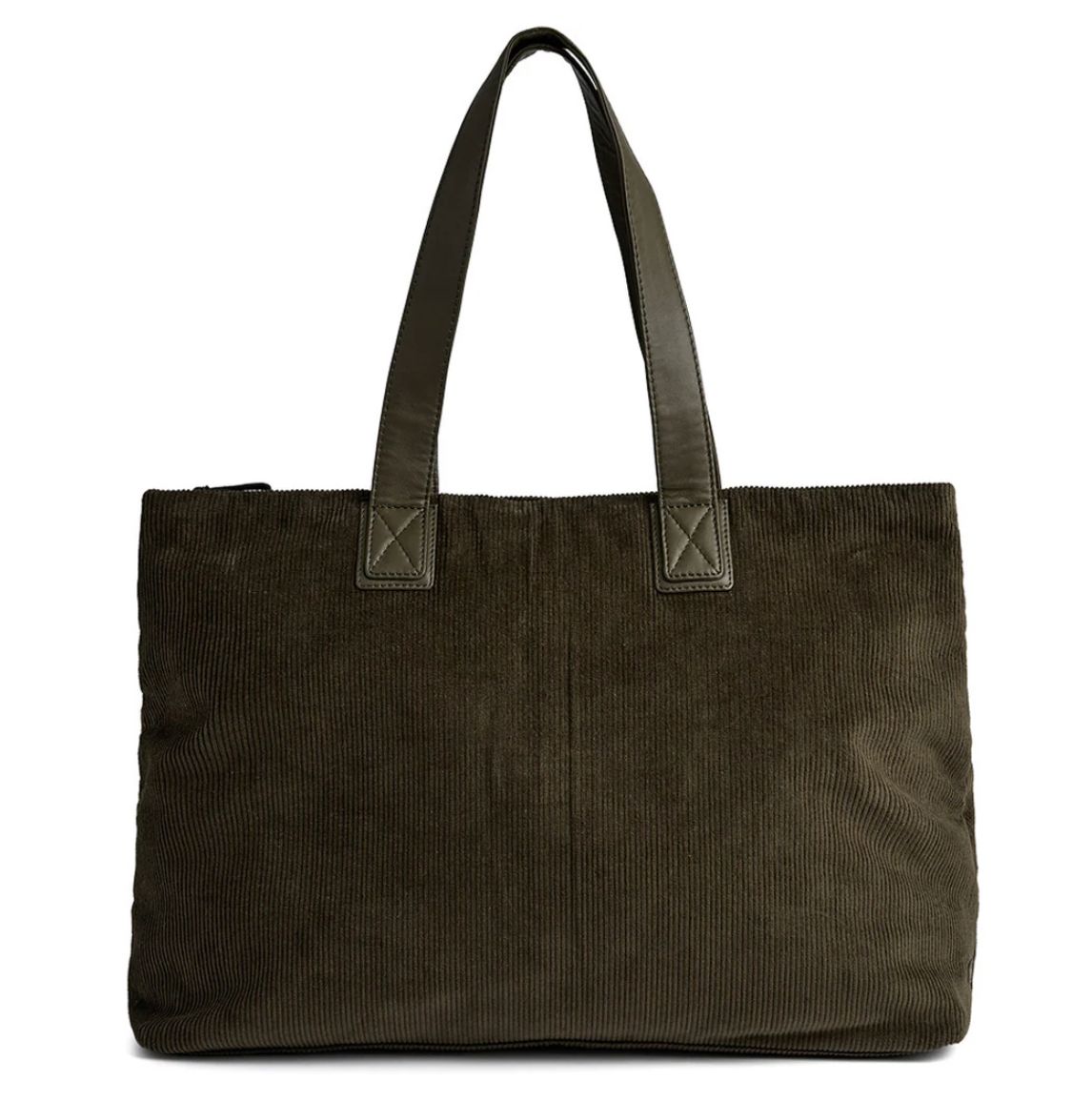 Shopper Fløjl - Army