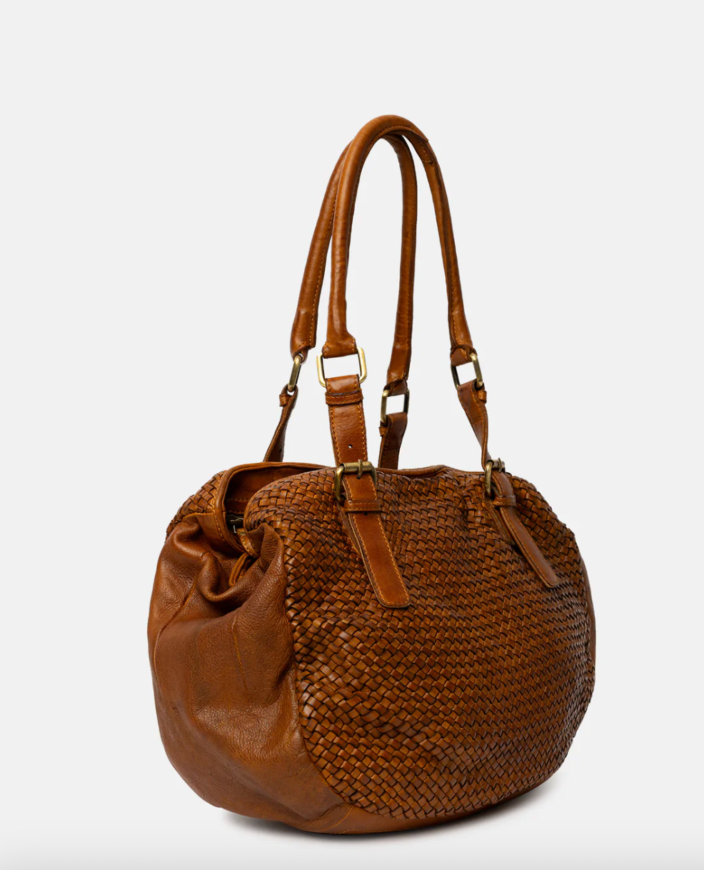 Skuldertaske Minea - Cognac