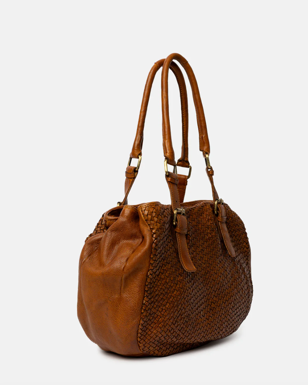 Skuldertaske Minea - Cognac