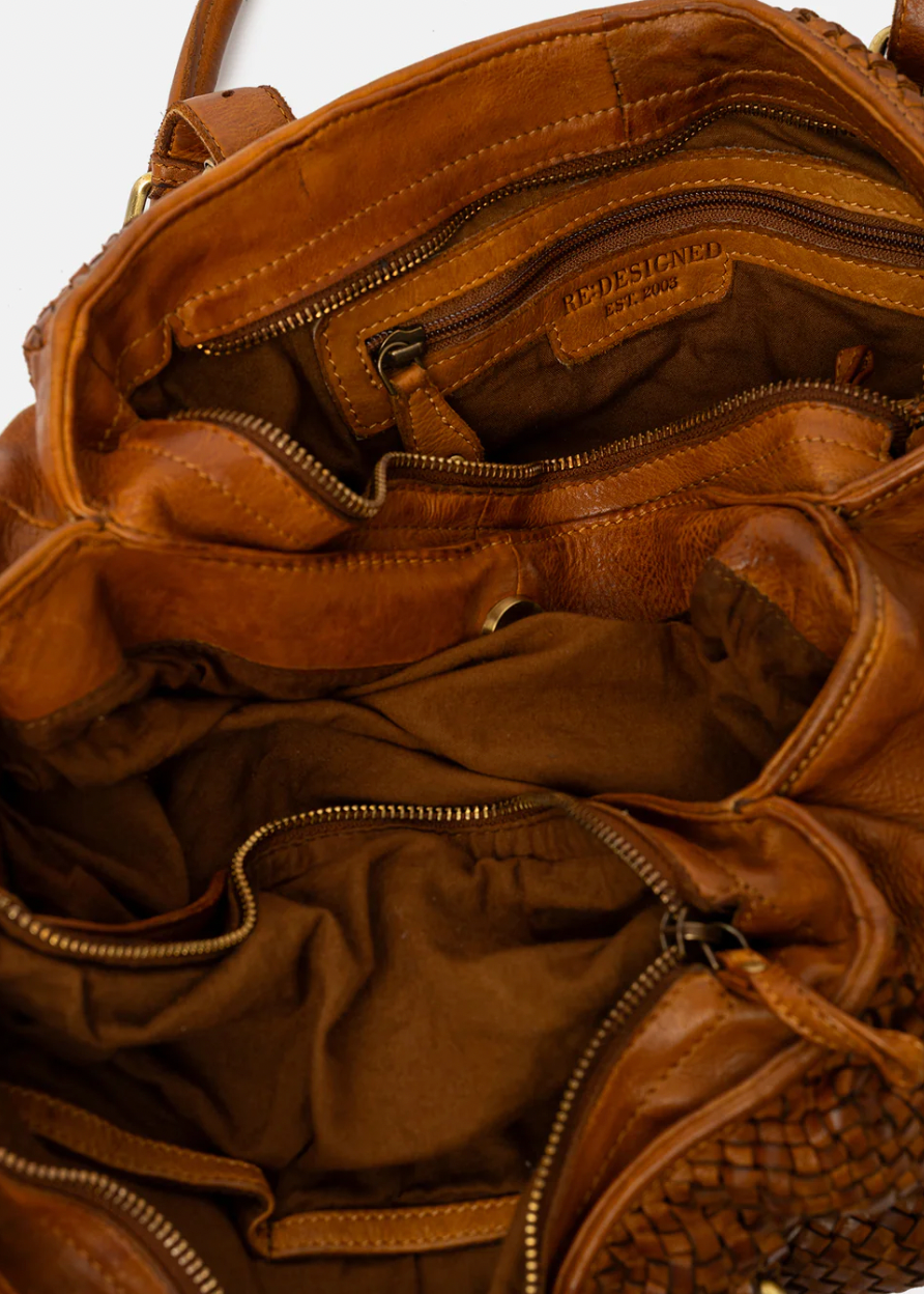 Skuldertaske Minea - Cognac