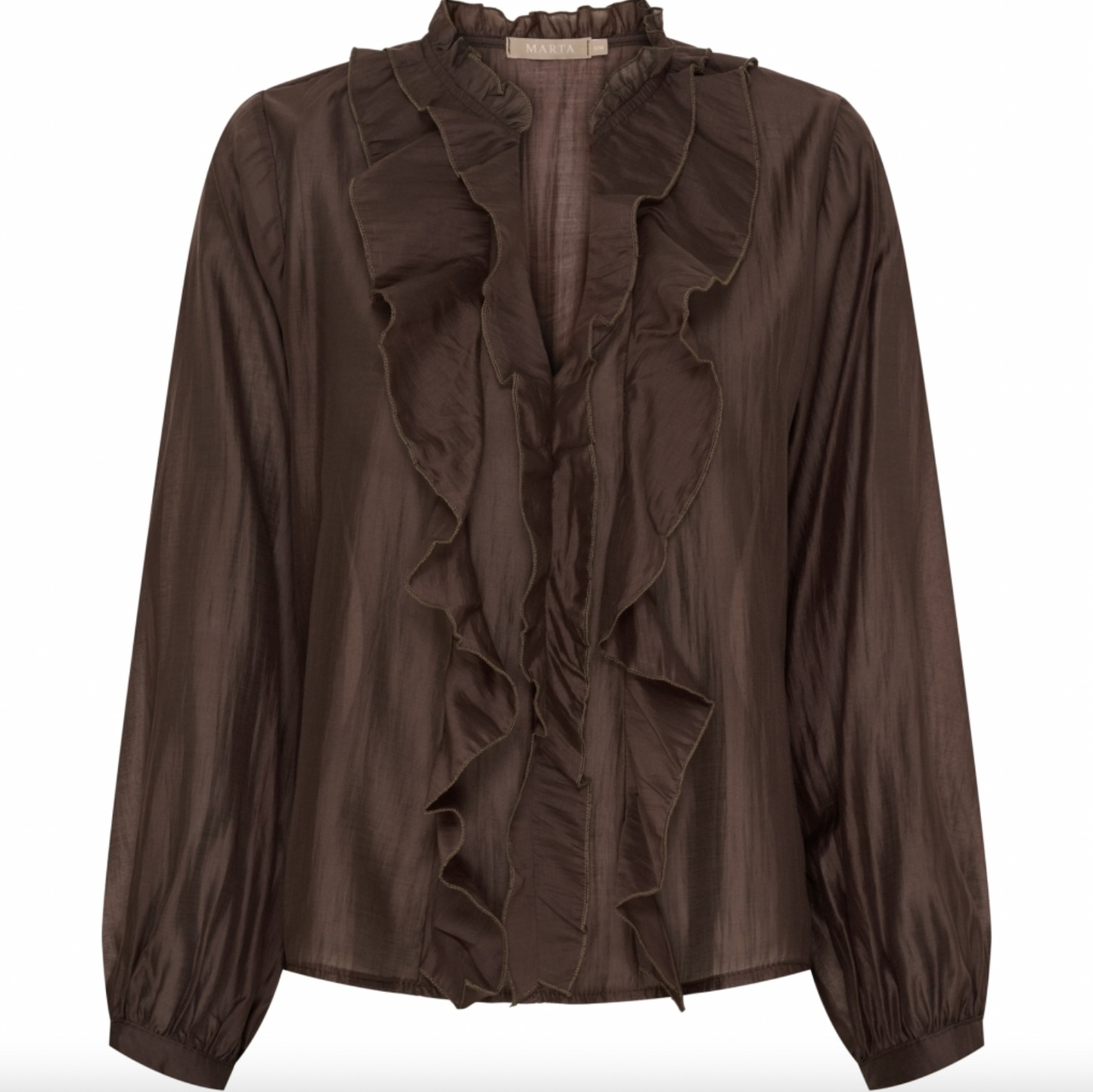 Skjorte bluse - Naira Moro brown
