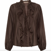 Skjorte bluse - Naira Moro brown