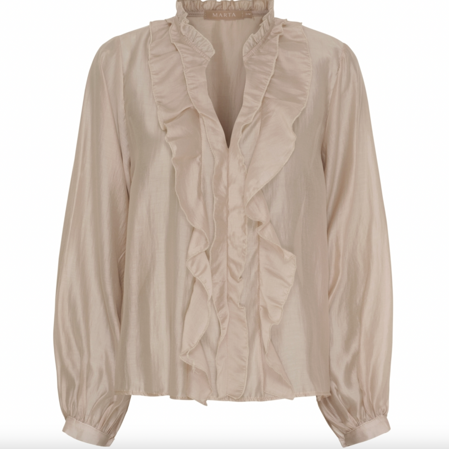 Skjorte bluse - Naira Moro beige