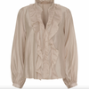 Skjorte bluse - Naira Moro beige
