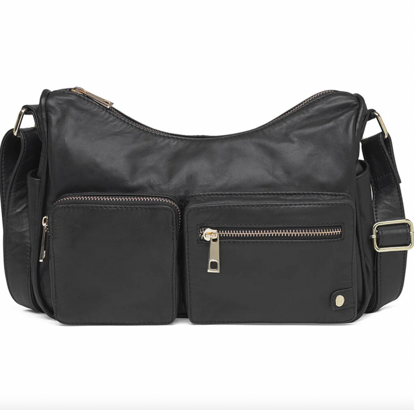Skuldertaske Sienna - Black gold