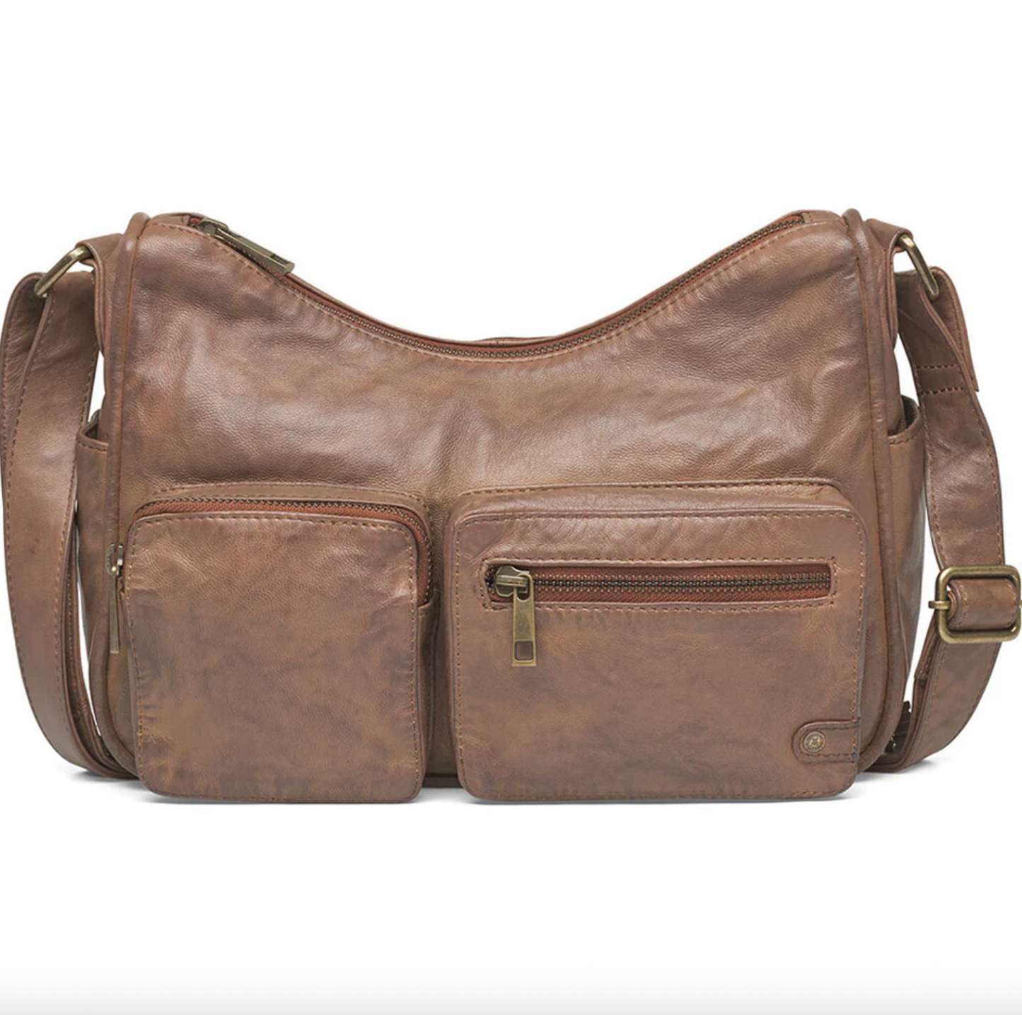 Skuldertaske Sienna - Chestnut