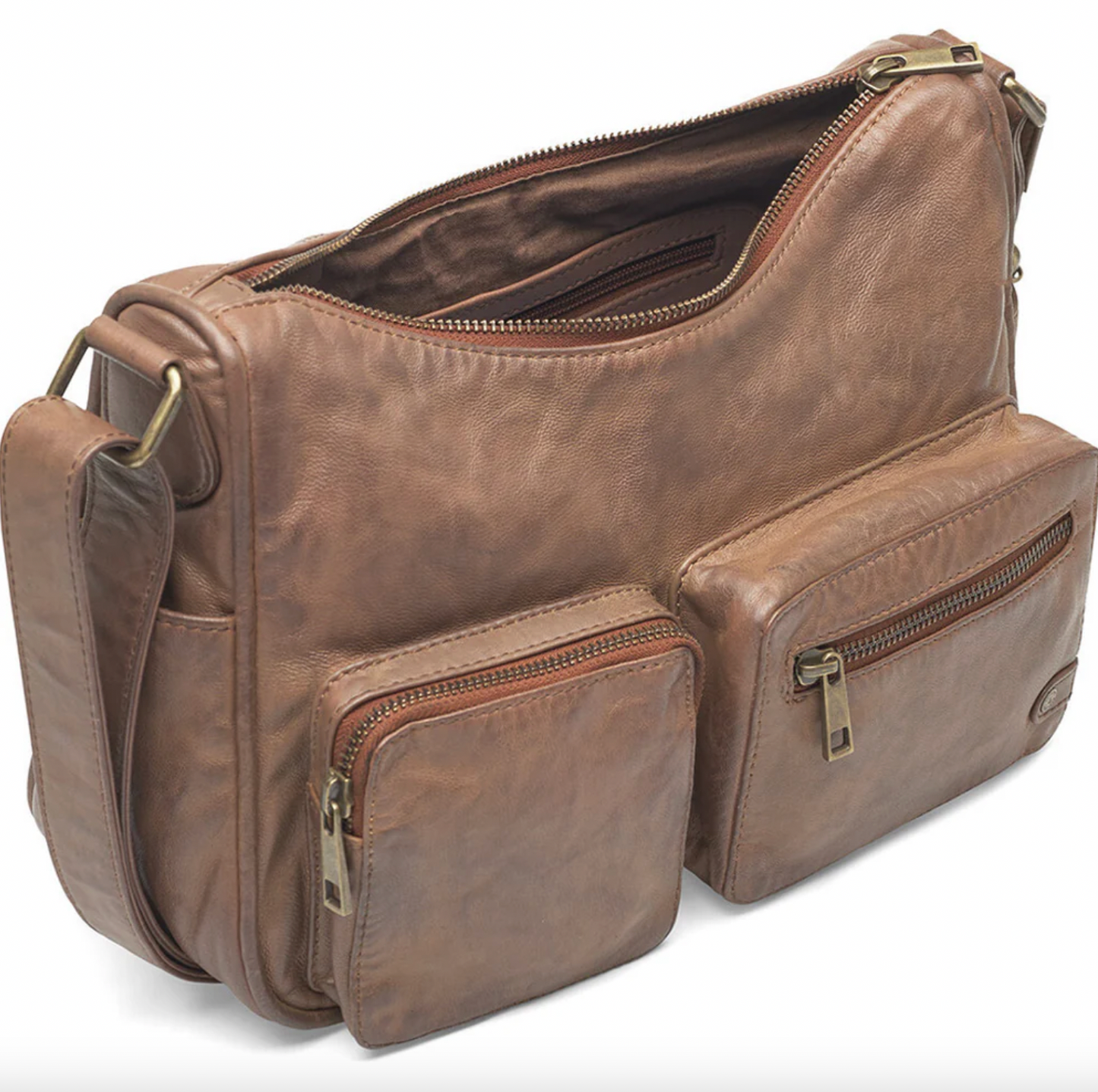 Skuldertaske Sienna - Chestnut