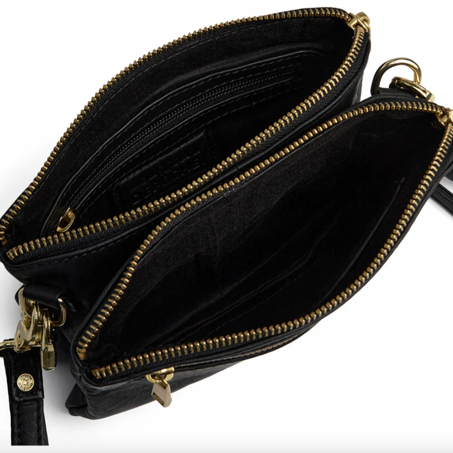 Clutch Selma- Black / gold