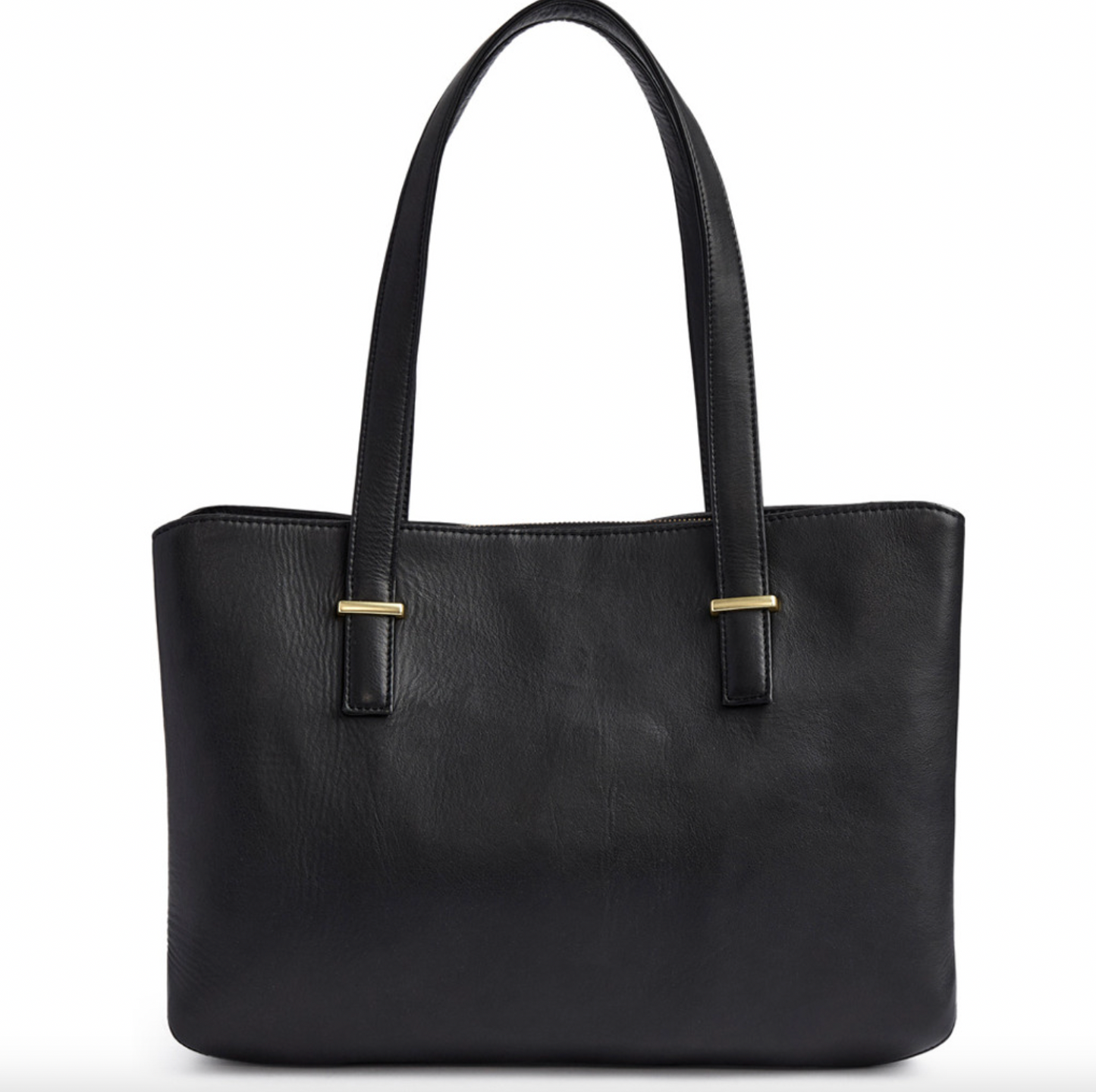 Arbejdstaske / shopper - Black leather