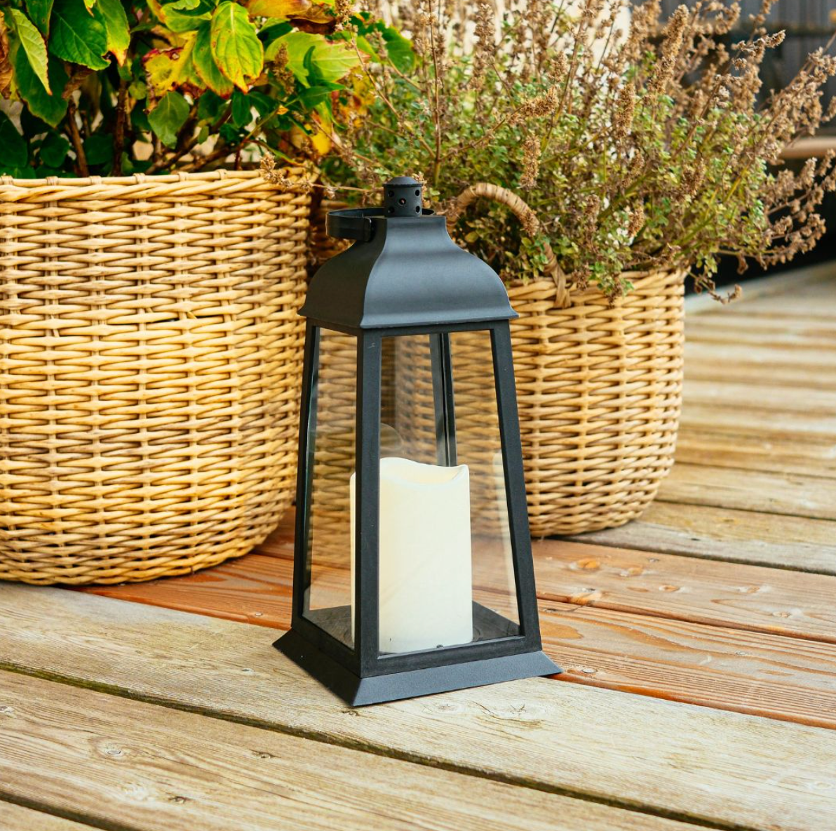 Lanterne med LED lys