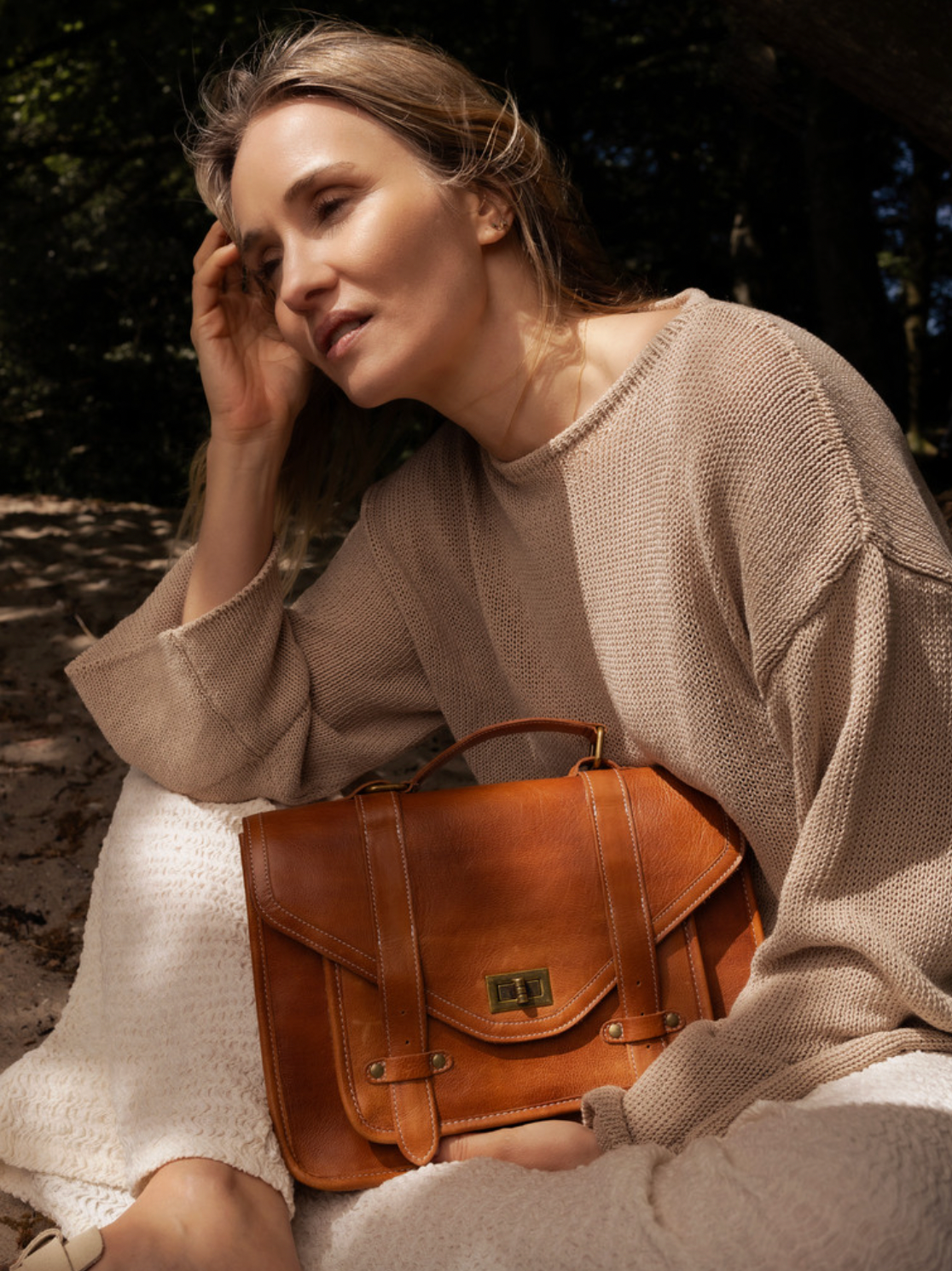 Taske Hallie – Cognac