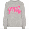 Strik Smile - Lys grå