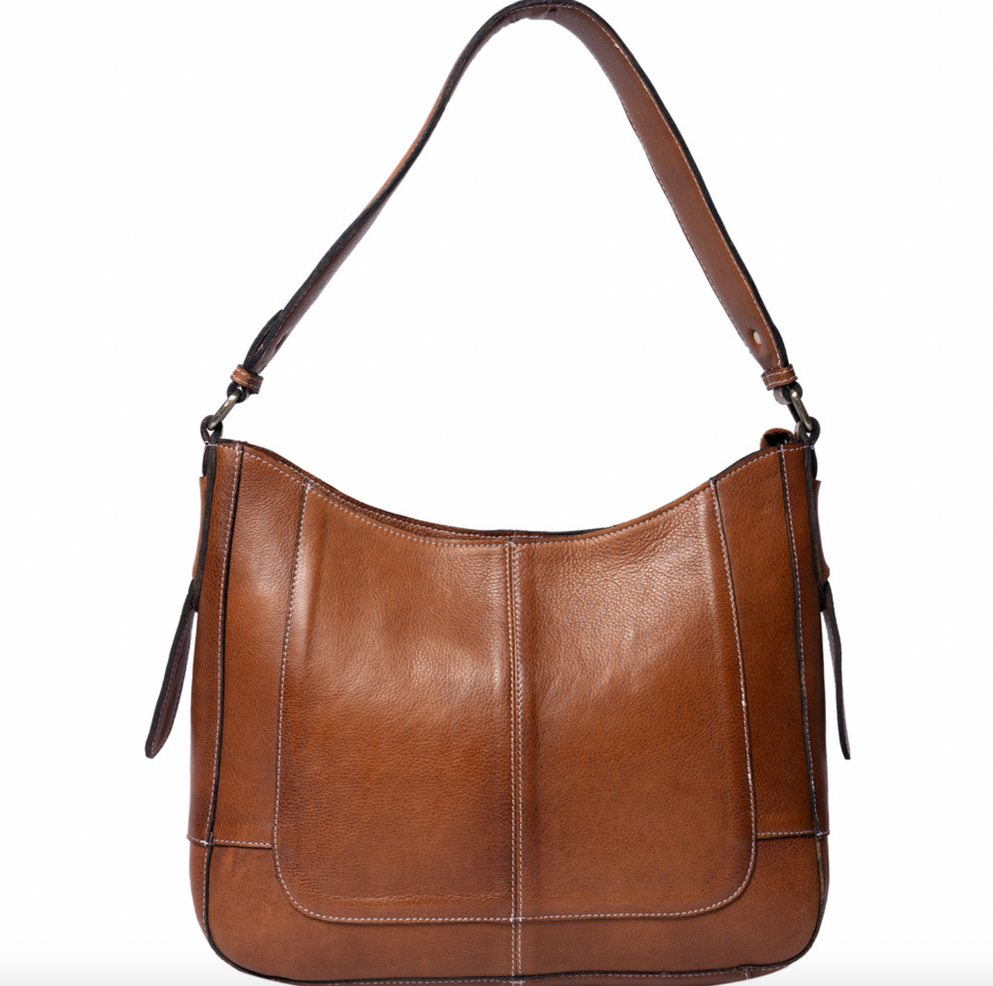 Skuldertaske Neri Small - Walnut