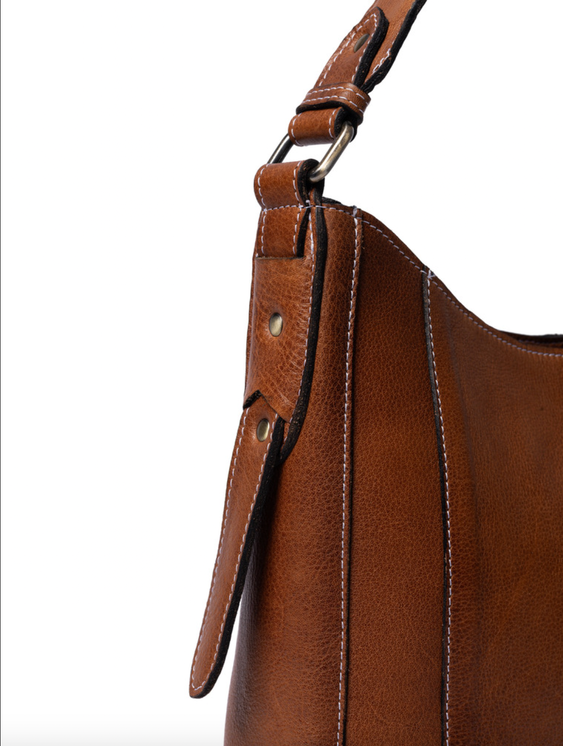Skuldertaske Neri Small - Walnut