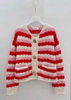 Cardigan Rød strib
