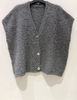 Cardigan med kort ærmer - Grey